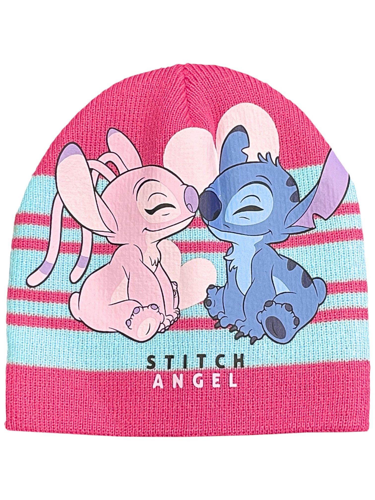 Disney Beanie Stitch & Angel Mädchen Strickmütze Gr. 52 & 54 cm