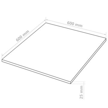 vidaXL Bastelnaturmaterial MDF-Platten 4 Stk. Quadratisch 60x60 cm 25 mm