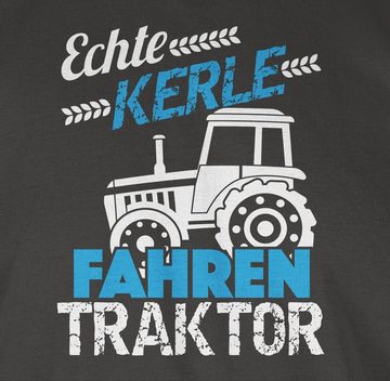 Shirtracer T-Shirt Echte Kerle fahren Traktor - Landwirt Geschenk Bauer - Herren Premium T-Shirt tshirt herren traktor lustig - nur echte männer fahren trecker