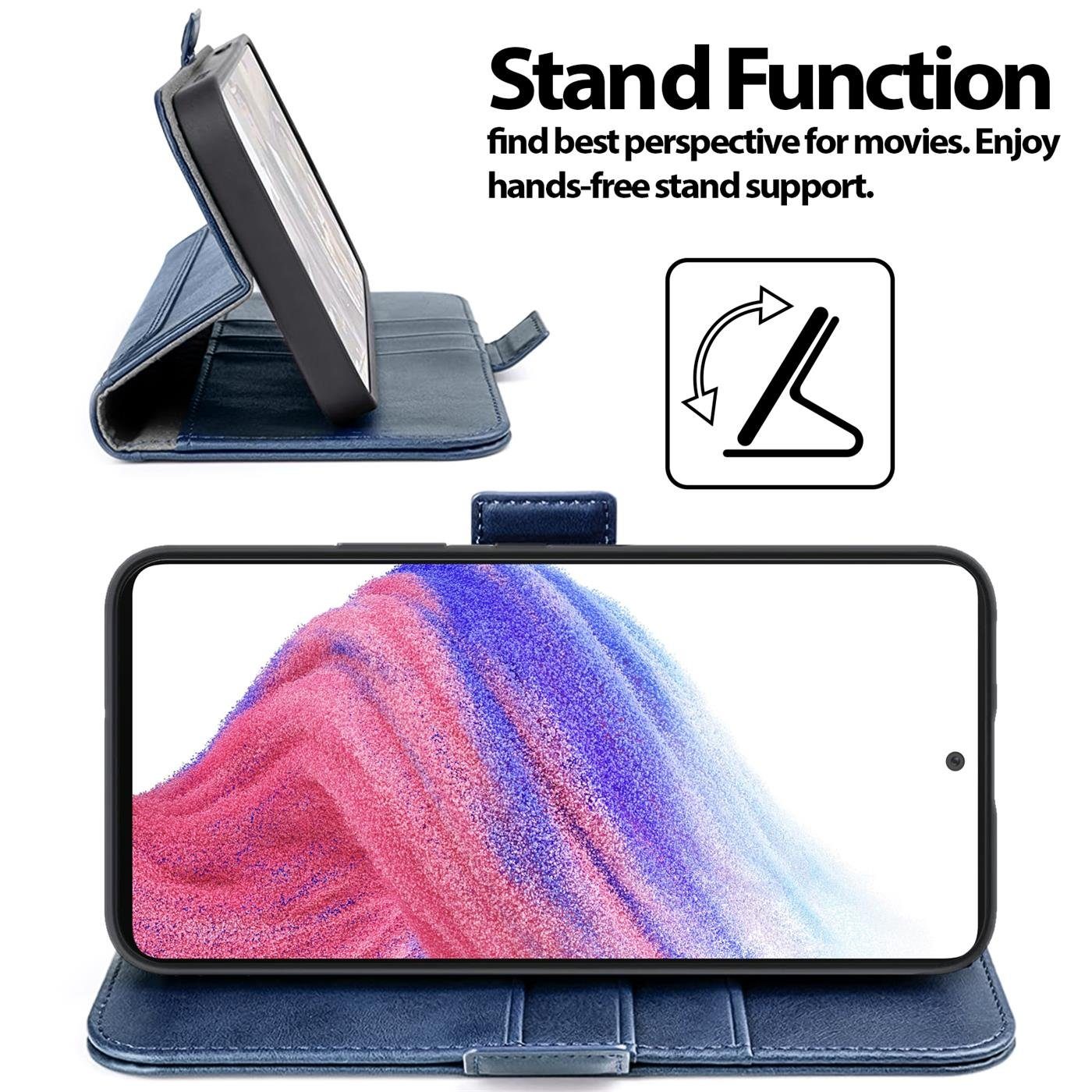 CoolGadget Handyhülle Book Case Elegance Tasche für Samsung Galaxy A54 5G 6,4 Zoll, Hülle Magnet Klapphülle Flip Case für Samsung A54 5G Schutzhülle