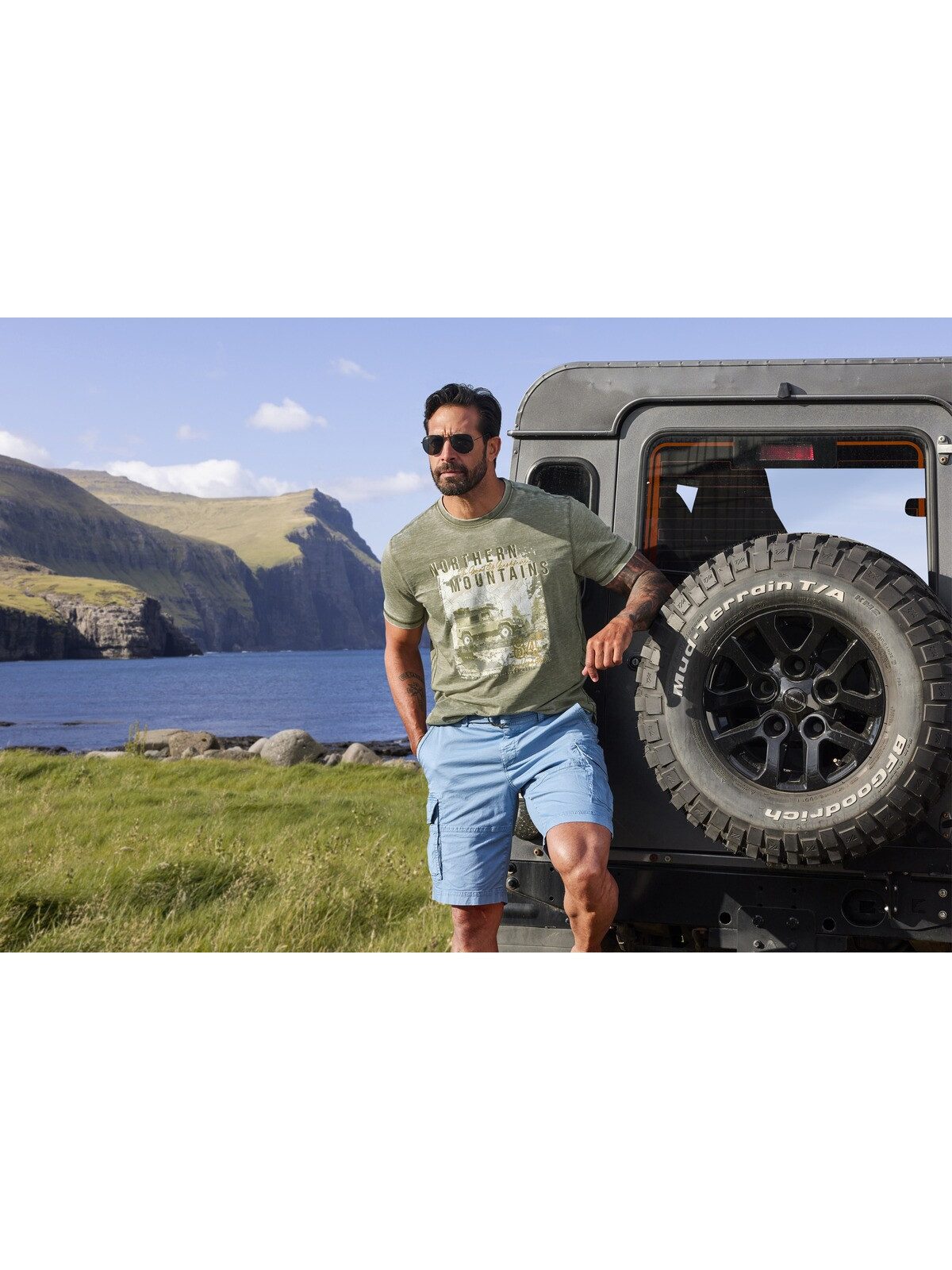 Jan Vanderstorm T-Shirt RASIK mit +Fit Komfortschnitt günstig online kaufen