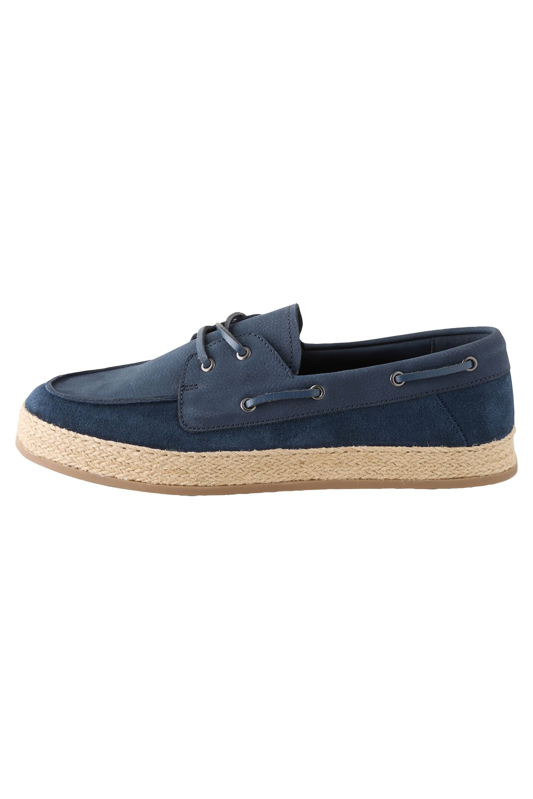 Next Segelschuhe aus Veloursleder mit Jute-Besatz Segelschuh (1-tlg)