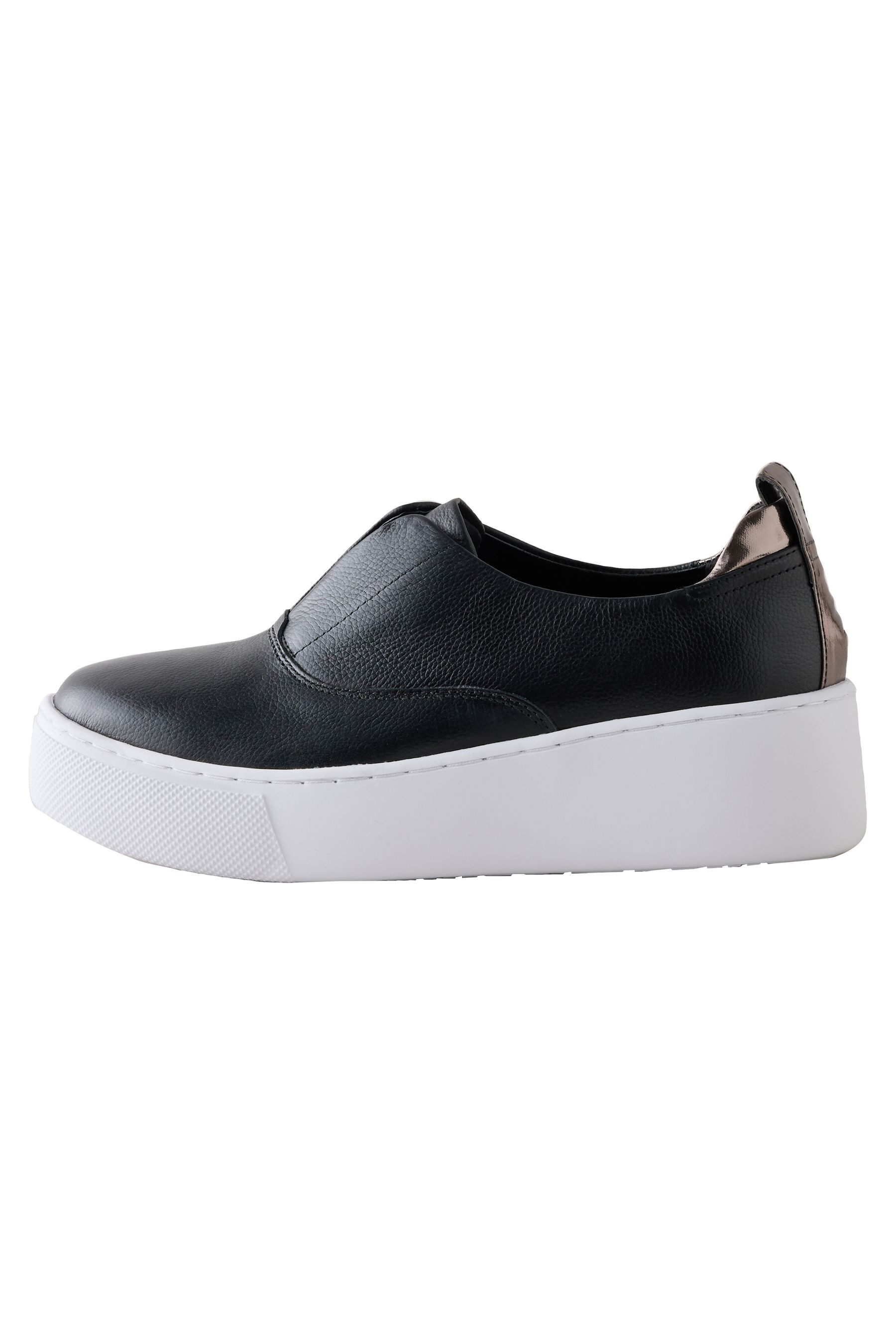Next Forever Comfort® Plateau-Sneaker aus Leder Keilpumps