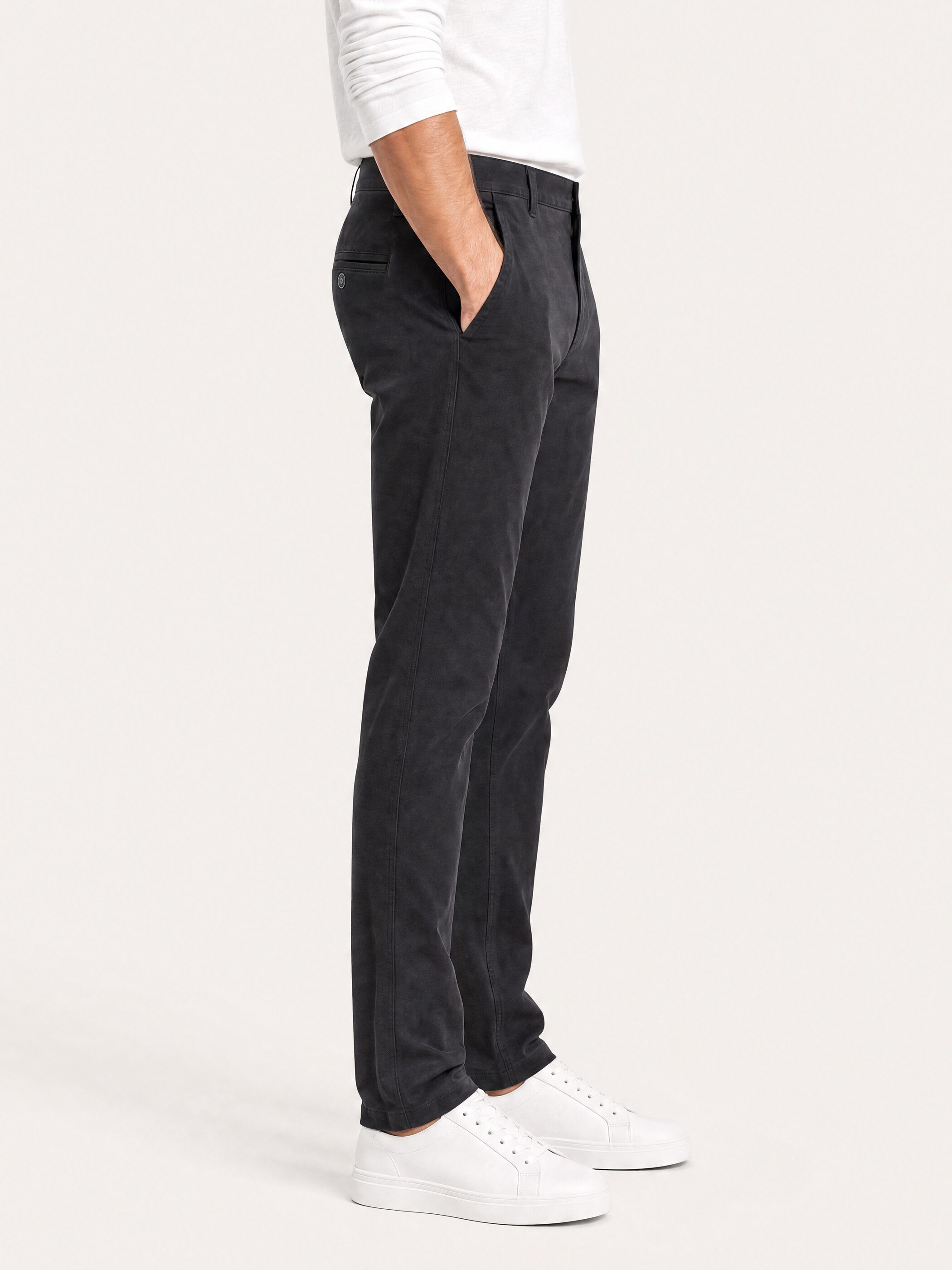 Yazubi Chinohose elegante Chino Hose mit Stretch Slim Fit Herren Hosen für Männer, Stoffhosen & Chinohosen, Herrenhosen – Bild 4 von 5