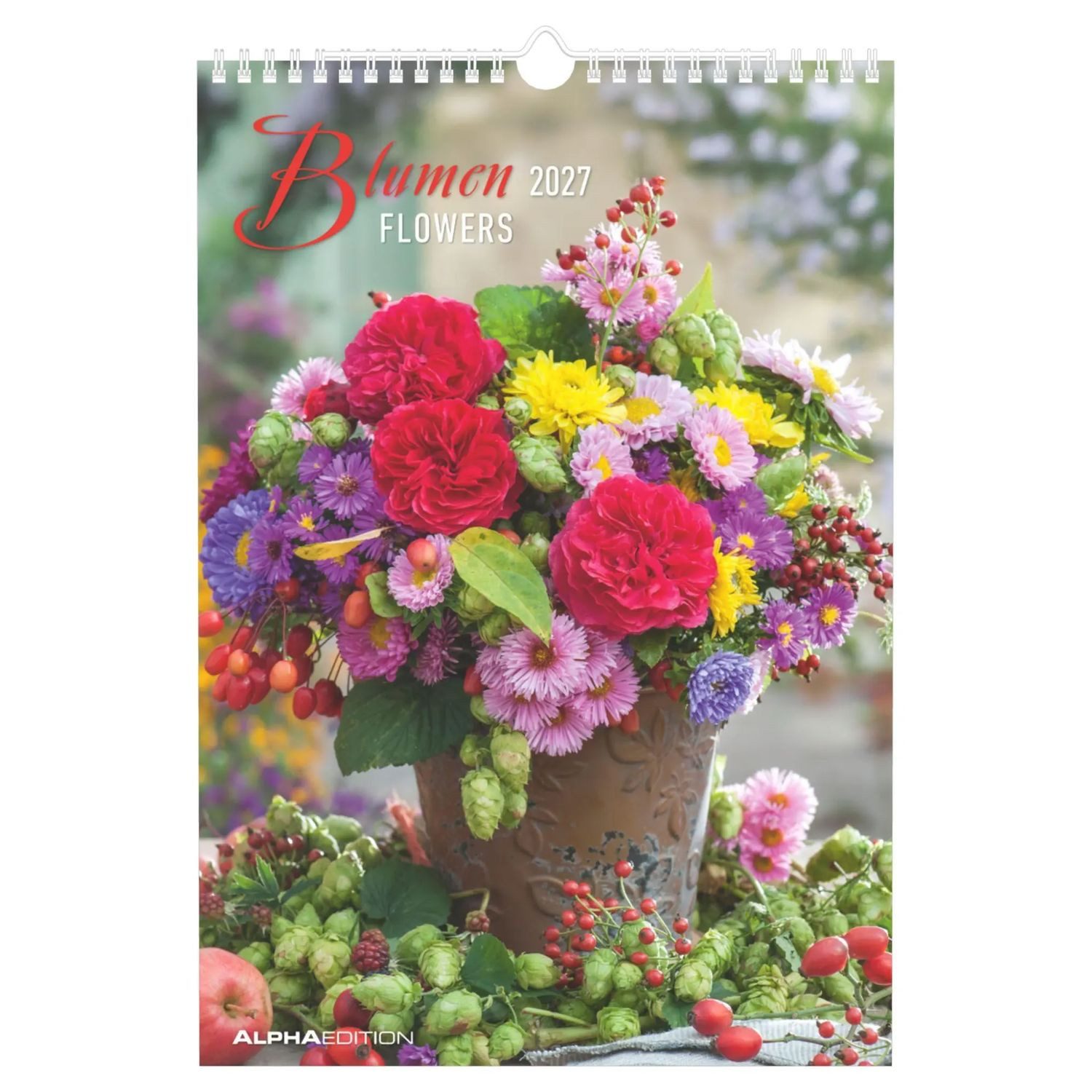 Wandkalender Blumen 2027
