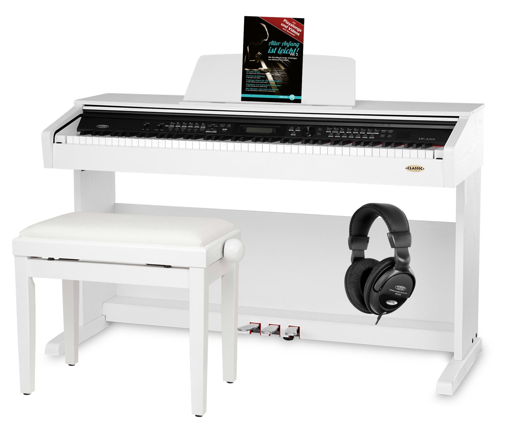 Digitalpiano DP-A 310 E-Piano Set - 88 Tasten mit Hammermechanik