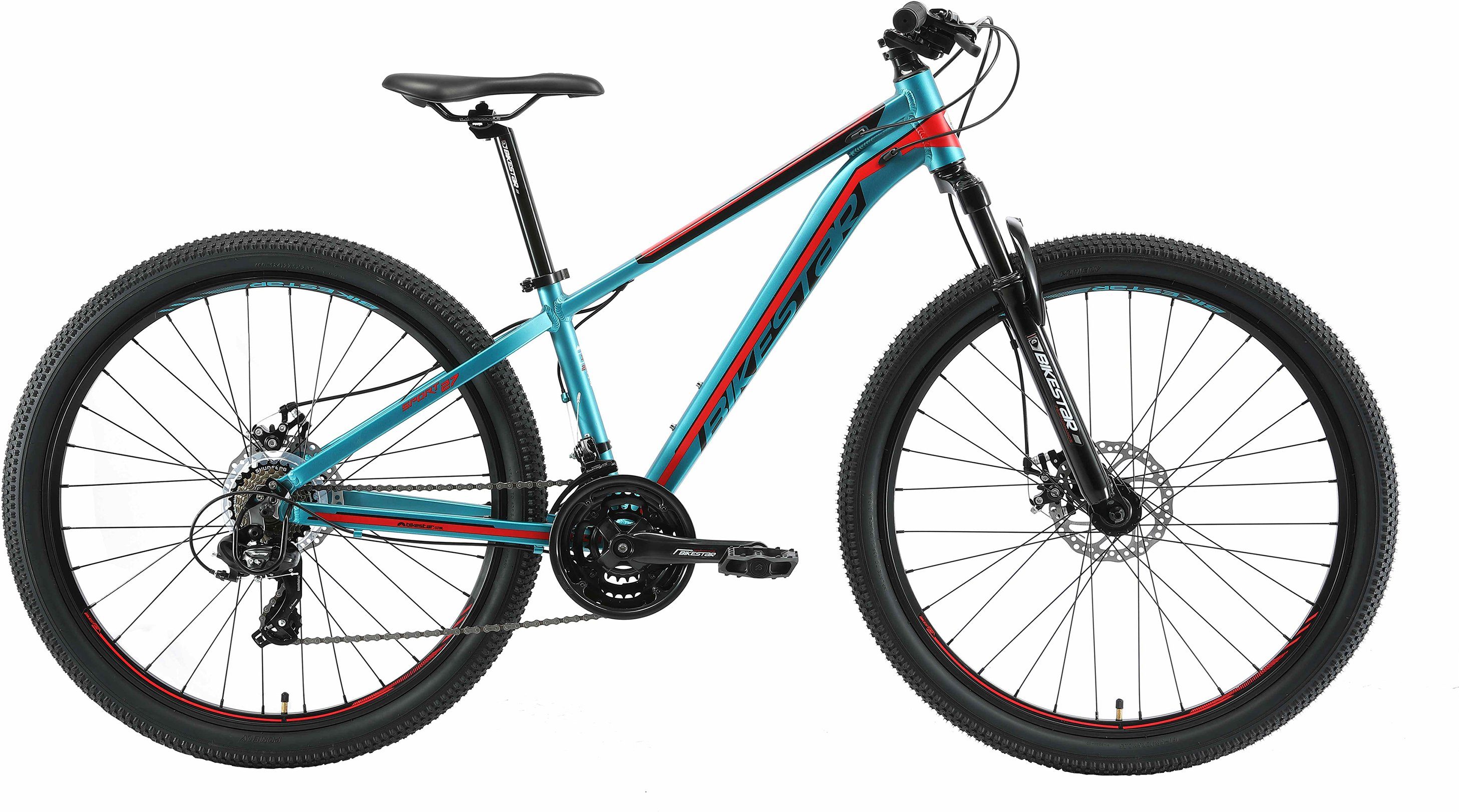 Bikestar Mountainbike, 21 Gang Shimano RD-TY300 Schaltwerk, Kettenschaltung