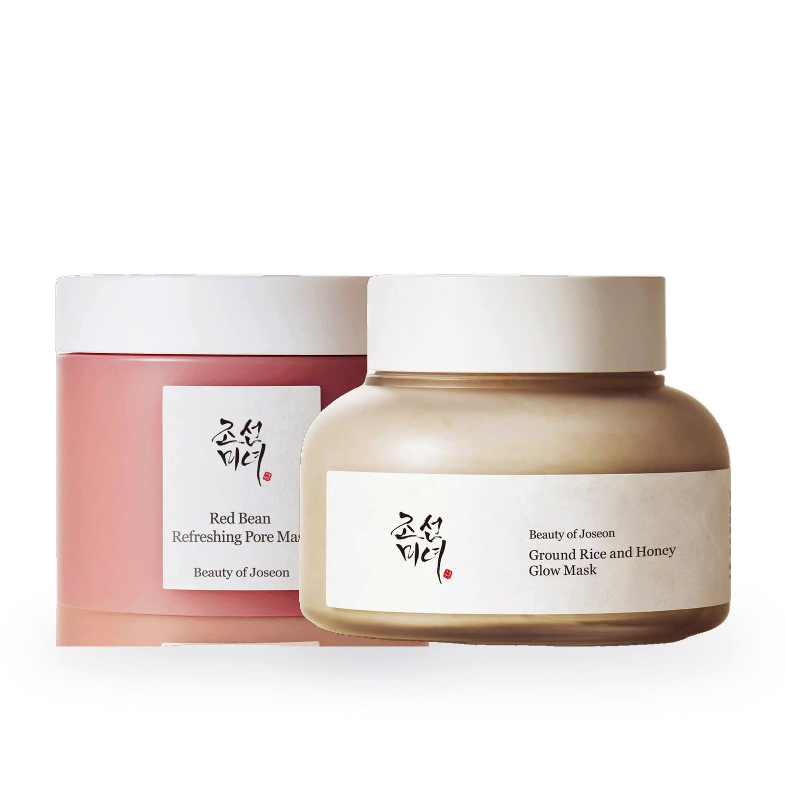 Beauty of Joseon Gesichtspflege-Set Masken-Duo: Red Bean Pore Mask + Ground Rice and Honey Glow Mask, 2-tlg.