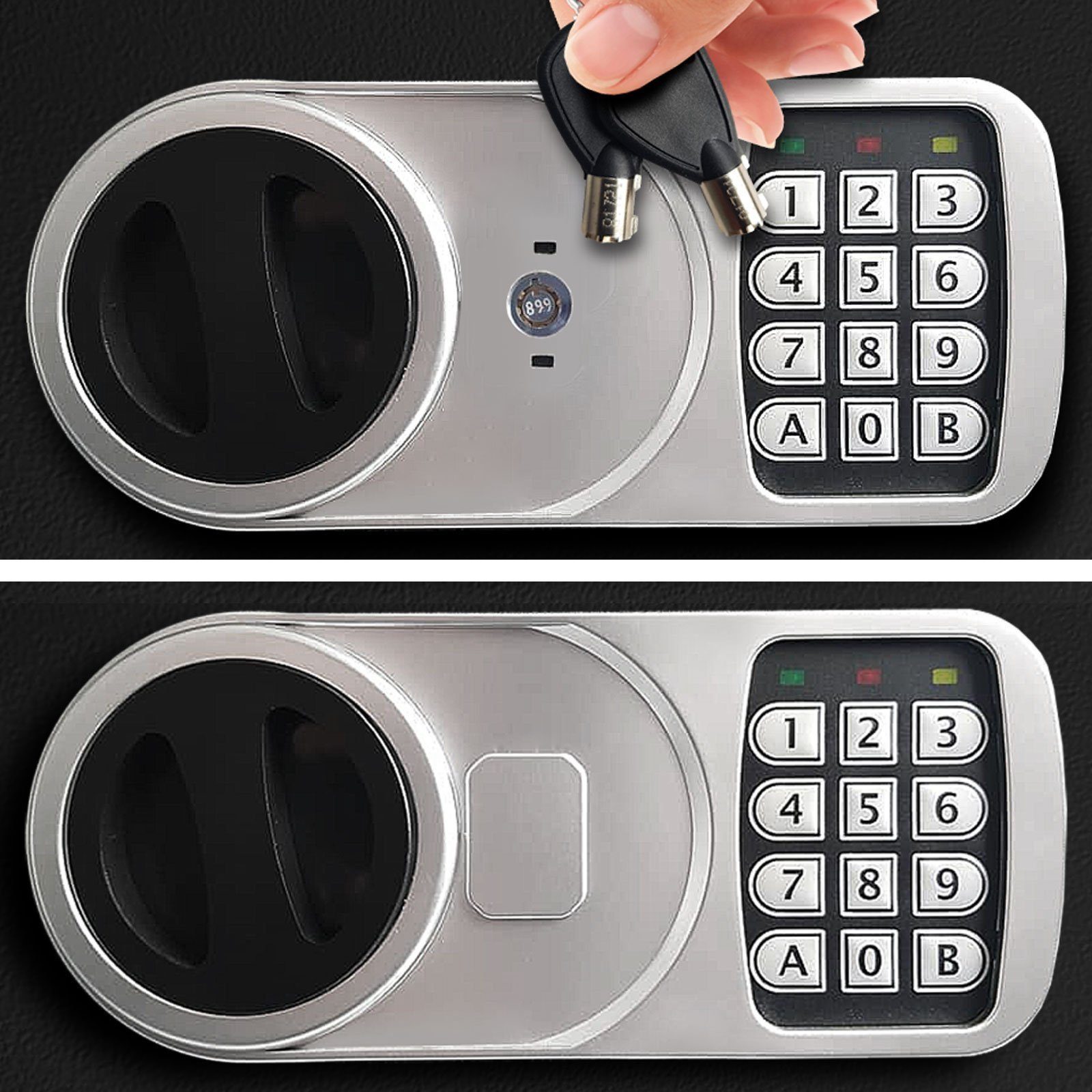 Karat Tresor Safemaxx, Elektronischer Safe, Geldschrank, Wandtresor, Wandsafe, mit elektronischem Zahlenschloss – Bild 5 von 5
