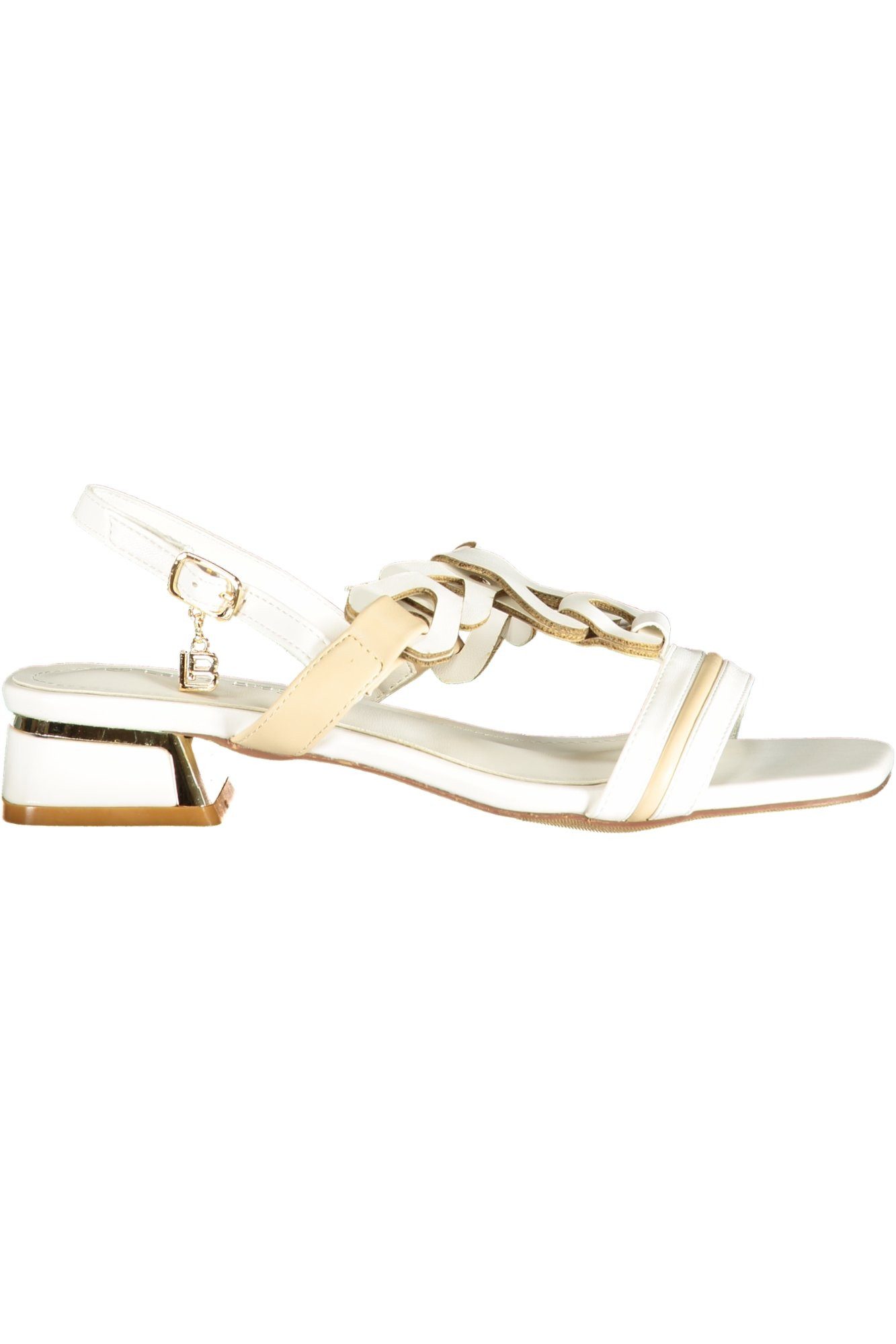 Laura Biagiotti Zehentrenner Elegante Damensandalen in Weiß mit verstellbarem