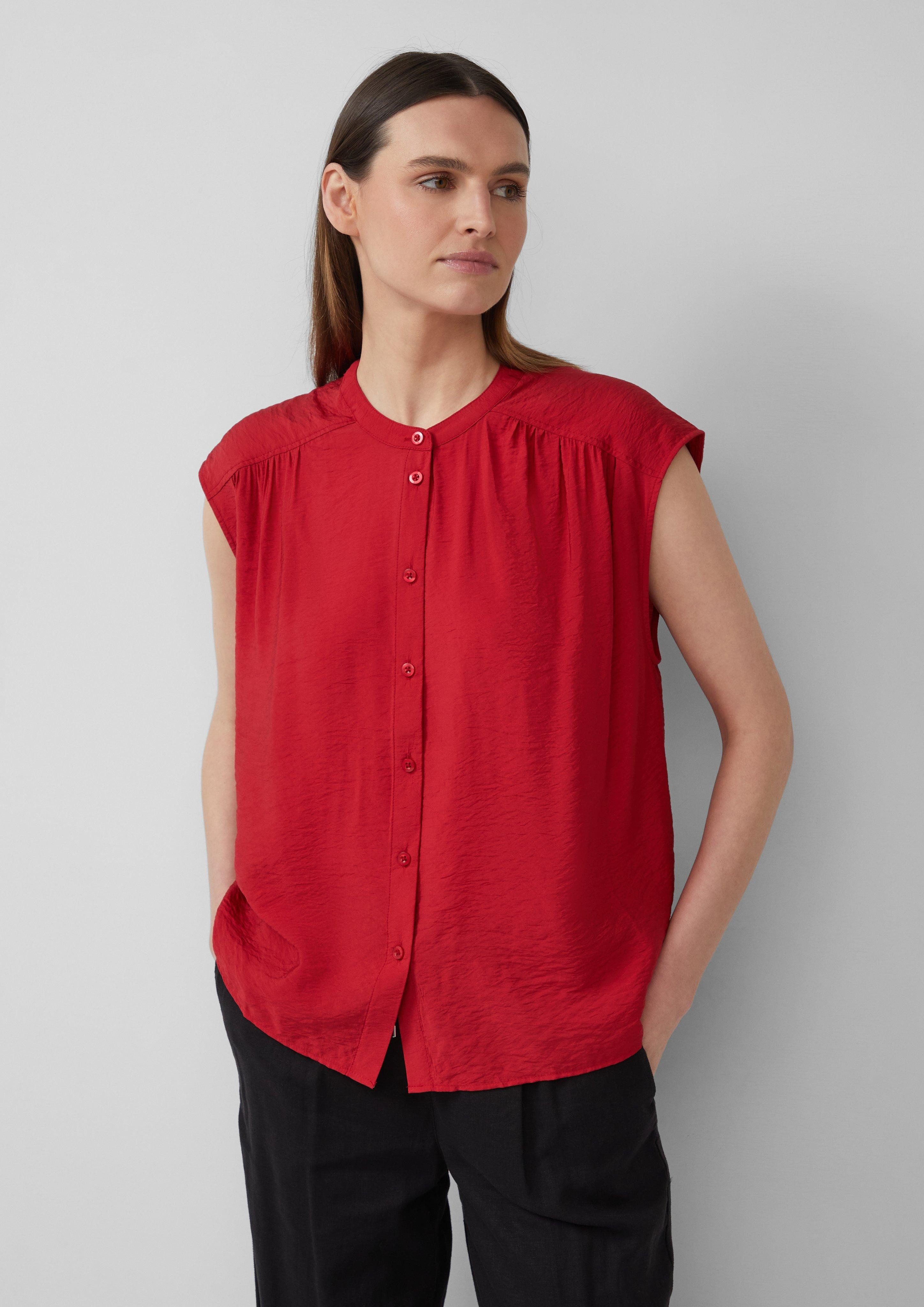 s.Oliver Blusentop Oversized Bluse aus Viskosemix günstig online kaufen