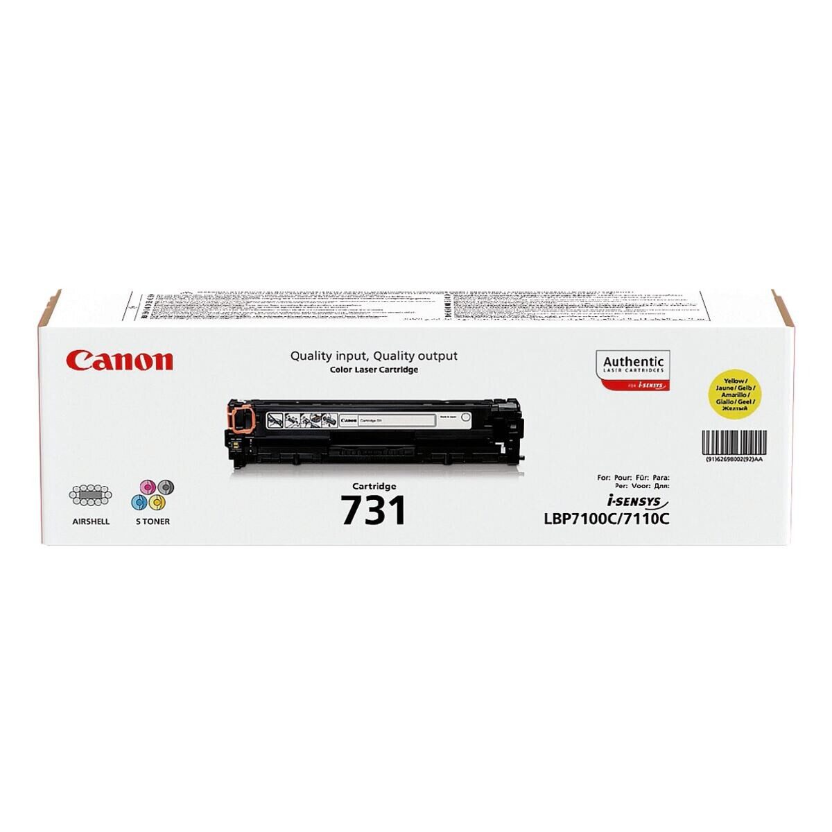 Canon Tonerpatrone 731Y