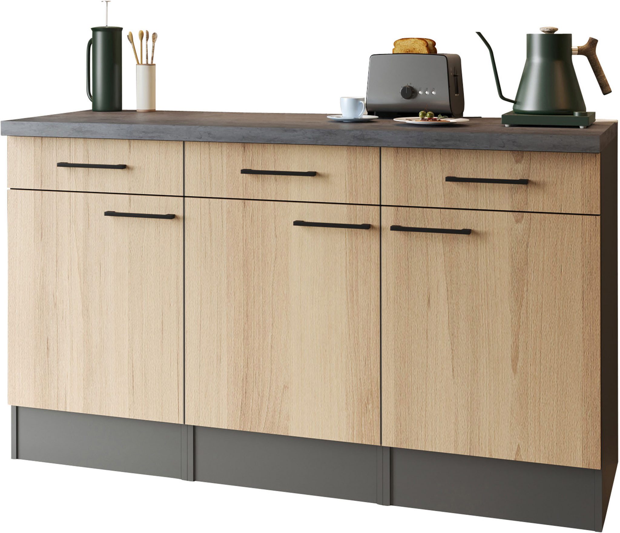 RESPEKTA Sideboard Oliver, zerlegt, mit Soft Close Funktion, Breite 150 cm