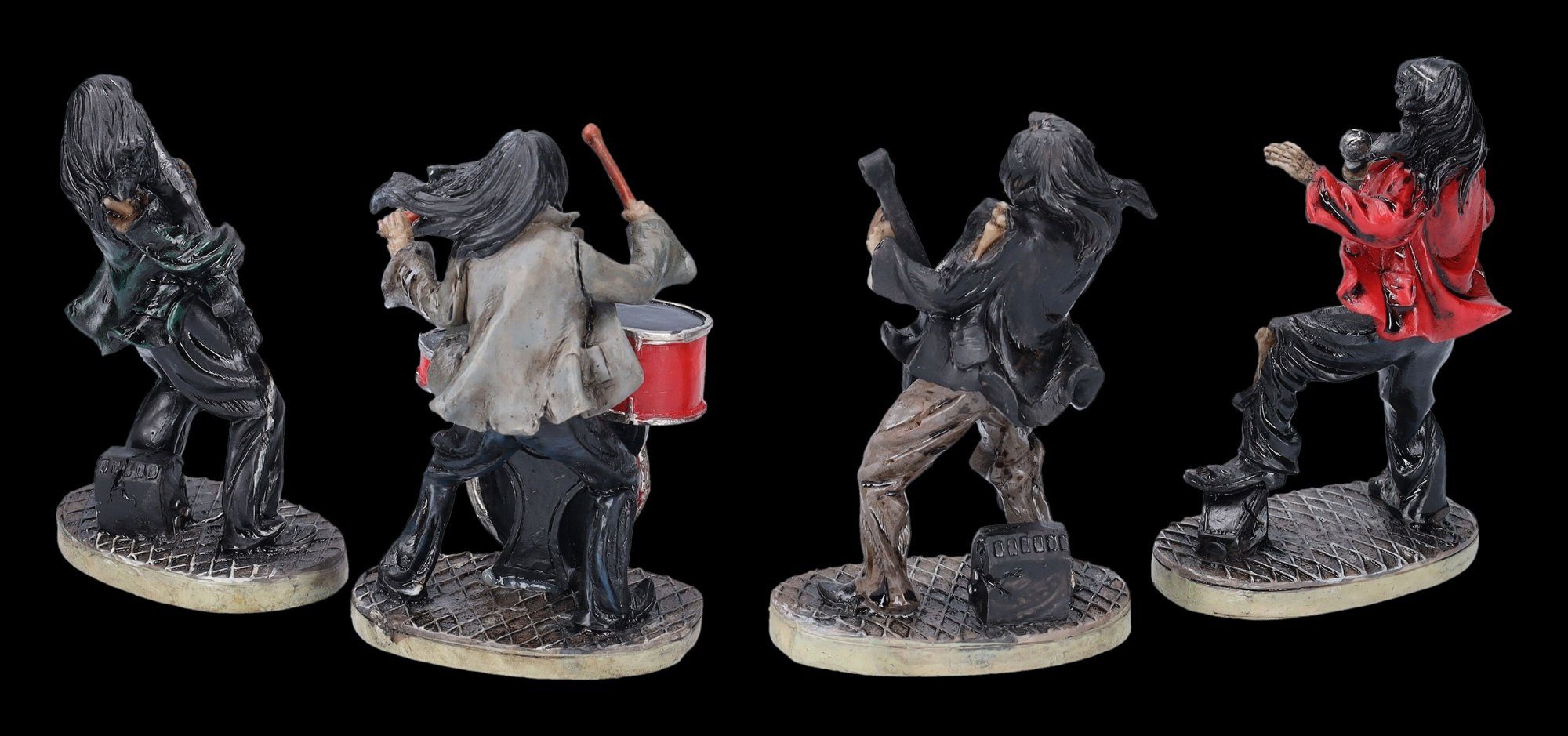 Figuren Shop GmbH Dekofigur Skelett Figuren - One Hell of a Band - Gothic D günstig online kaufen