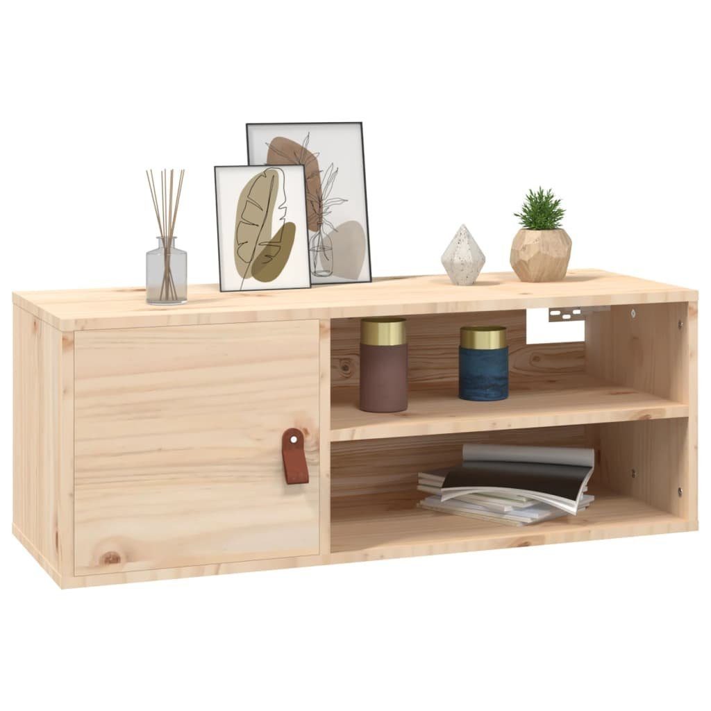 furnicato Wandregal Wandschrank 80x30x30 cm Massivholz Kiefer, 1-tlg.