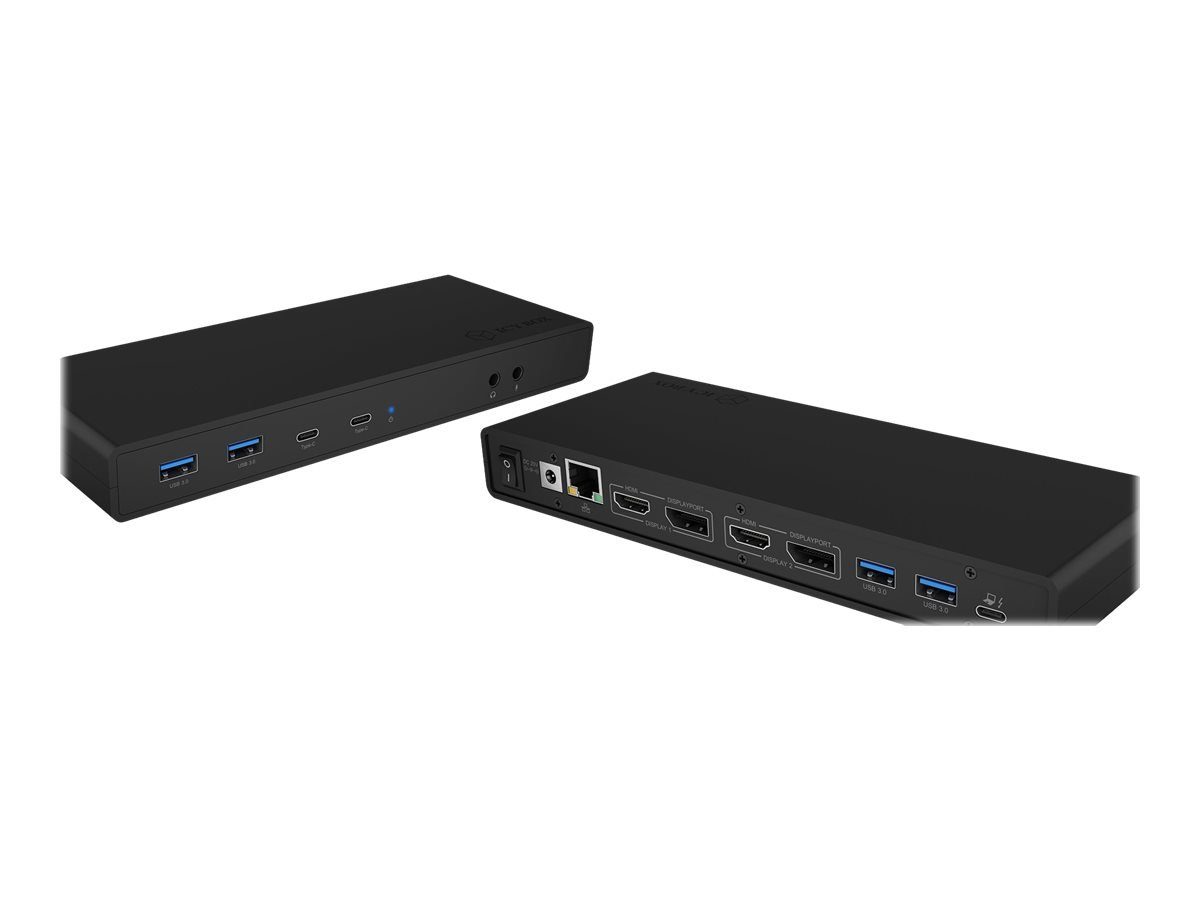 Raidsonic Laptop-Dockingstation ICY BOX IB-DK2245AC - Dockingstation - USB-C / Thunderbolt 3 - 2 x HDM