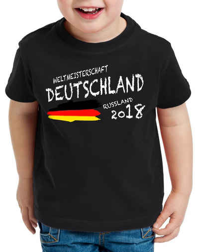 style3 Print-Shirt Kinder T-Shirt Weltmeisterschaft Deutschland Trikot Fussball Katar WM Fußball Fanartikel