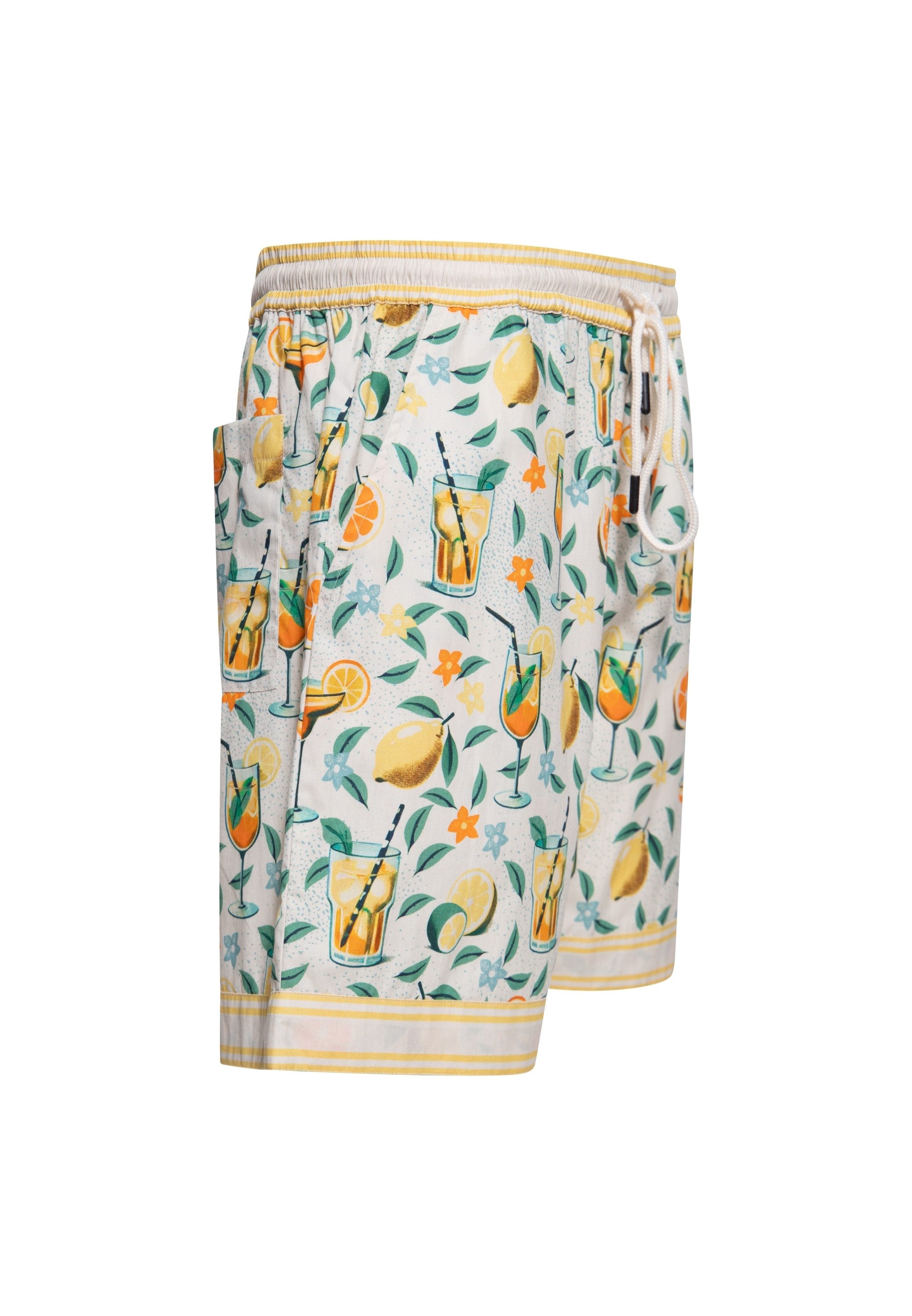 KingKerosin Sweatshorts Citrus Cocktail mit Allover-Print – Bild 4 von 5