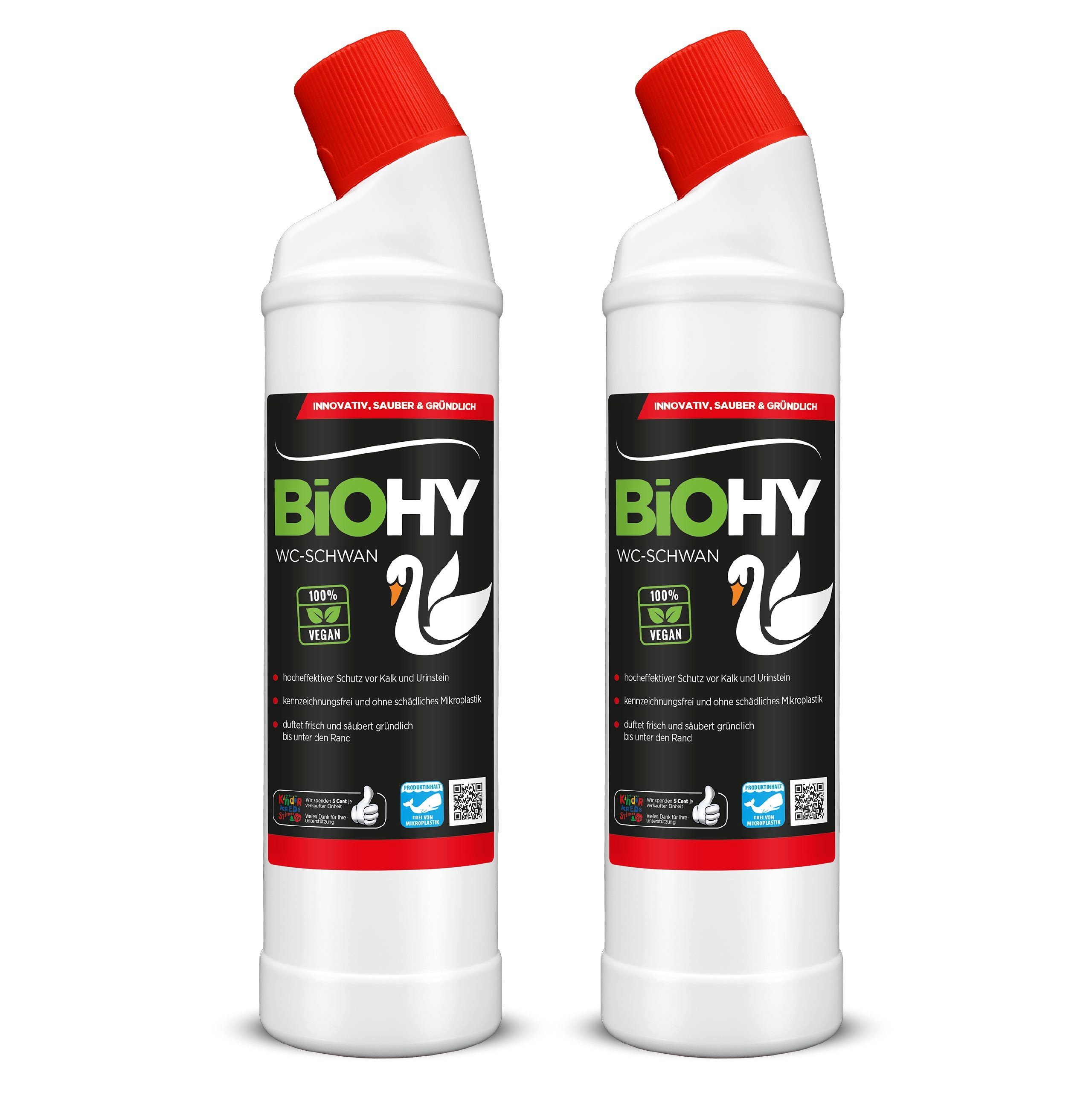 BiOHY BiOHY WC-Schwan 2er Pack (2 x 750 ml Flasche) WC-Reiniger (2-St)