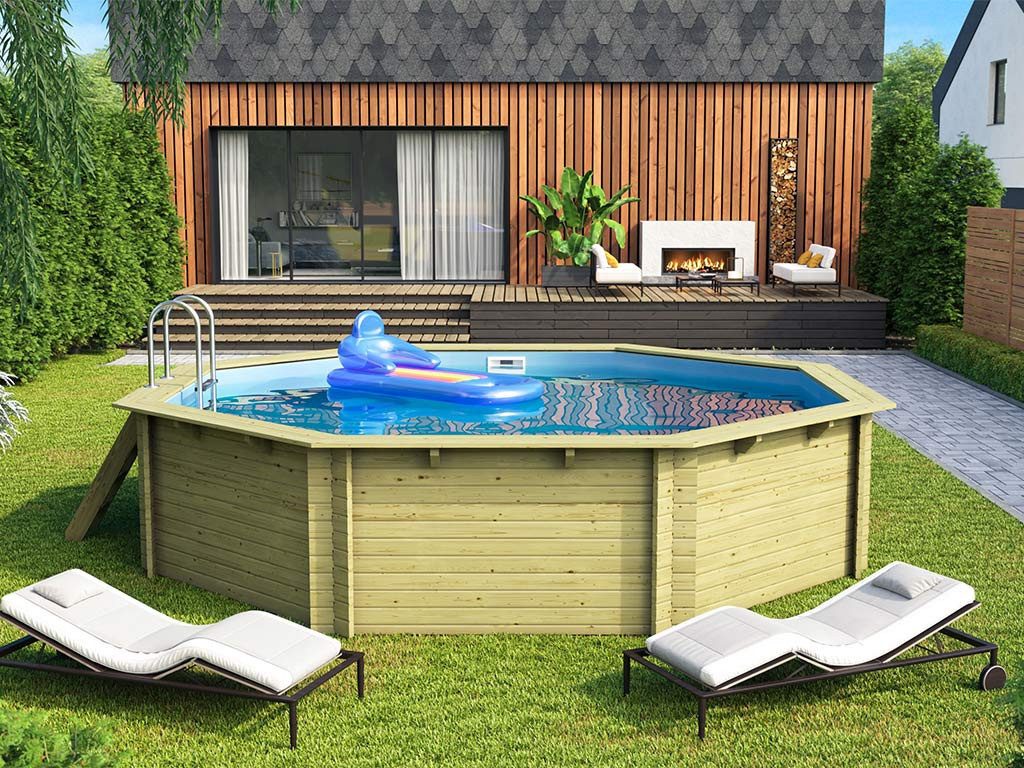 Karibu Schwimmbecken KARIBU Holzpool