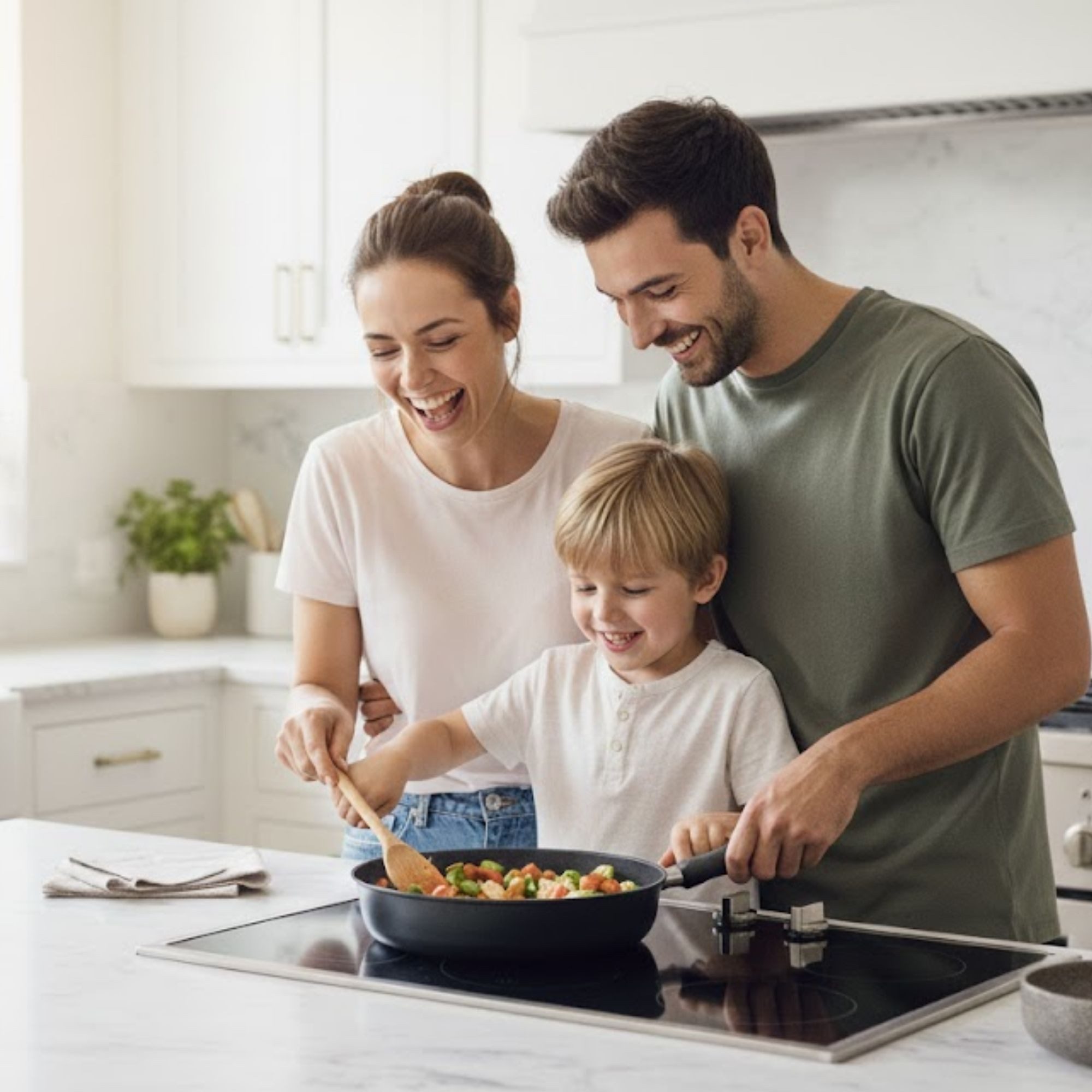 Gastrolux Bratpfanne GASTROLUX EVO-Pfanne Alu Guß-Bratpfanne 32 cm 7,5 cm