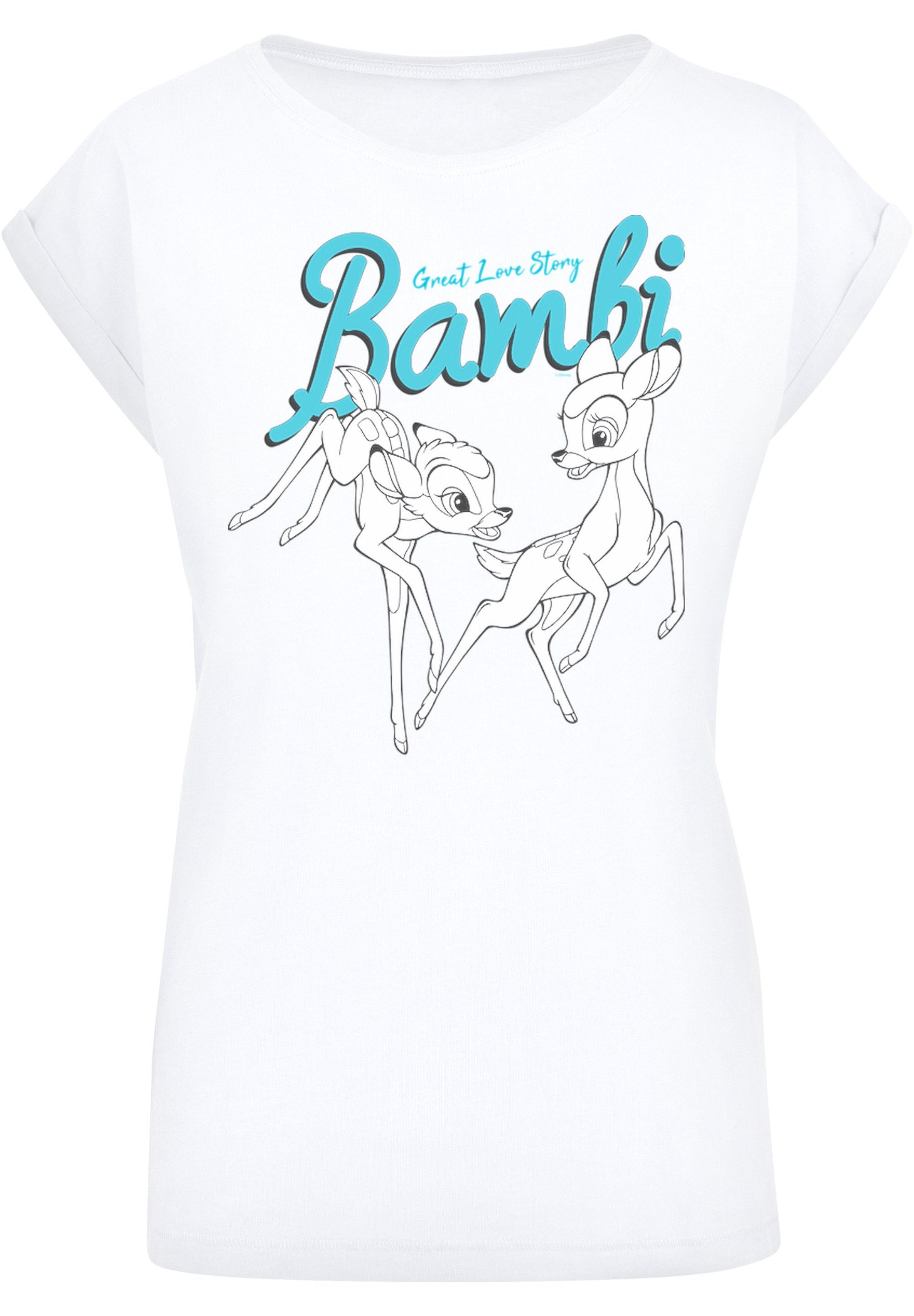 Damen Shirts F4NT4STIC T-Shirt Bambi Great Love Story