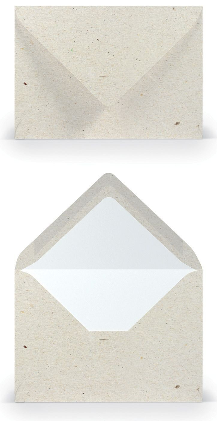 Rössler Briefumschlag Briefhülle Paperado - C6, 100 g/qm, terra vanilla, Seidenfutter