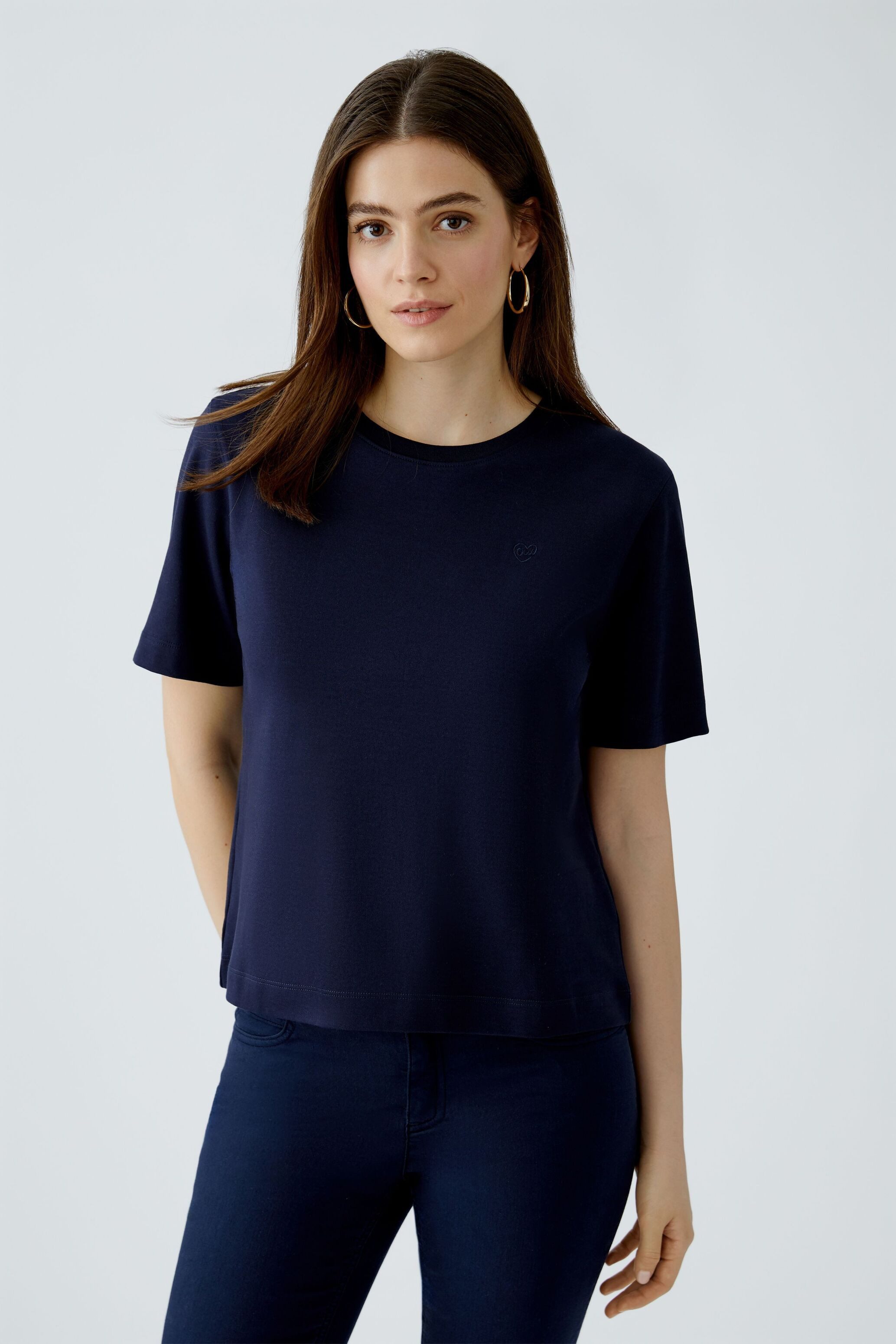 Oui T-Shirt SVEHA reine Baumwolle günstig online kaufen