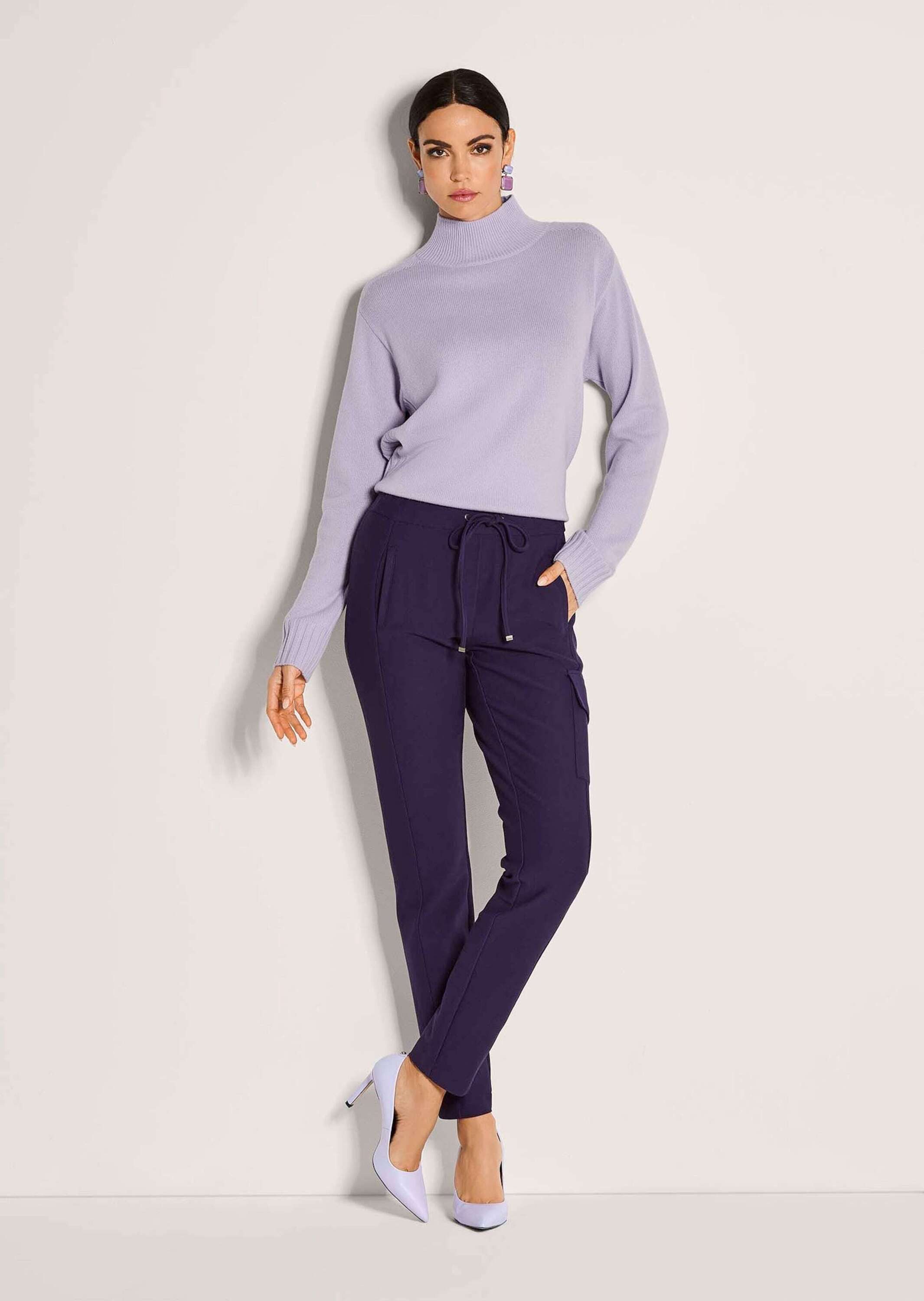 Jerseyhose Cargo-Jerseyhose mit Kordelzug