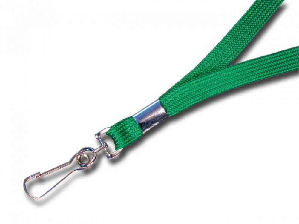 Simplexhaken Grün Umhängeband Schlüsselanhänger drehbarem / mit Kranholdt (100-tlg), Lanyards