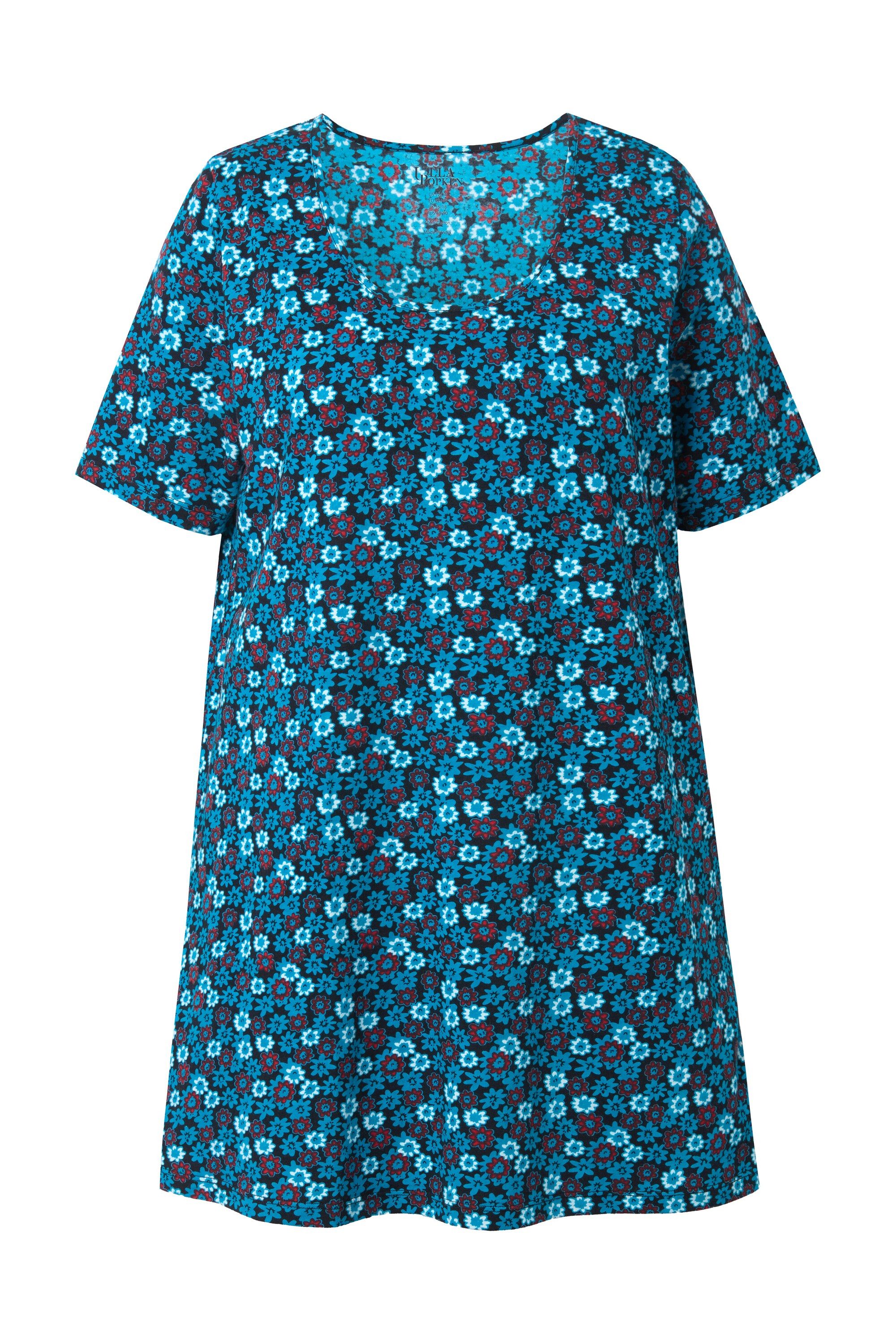 Ulla Popken Longshirt Longshirt Blüten A-Linie günstig online kaufen