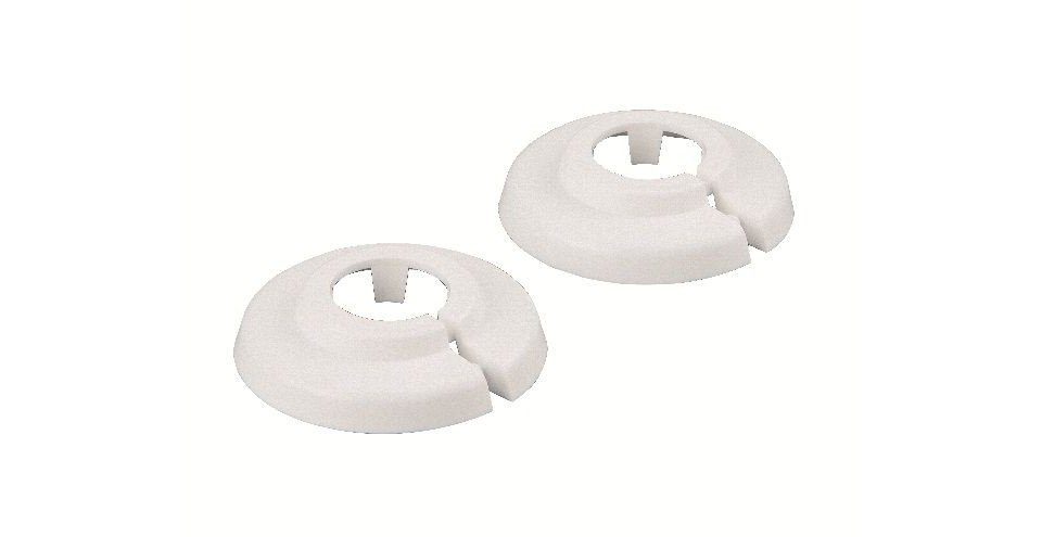 Sanicomfort Heizkörper sanicomfort PVC-Klapprosetten 18 mm, weiß, 2 Stück