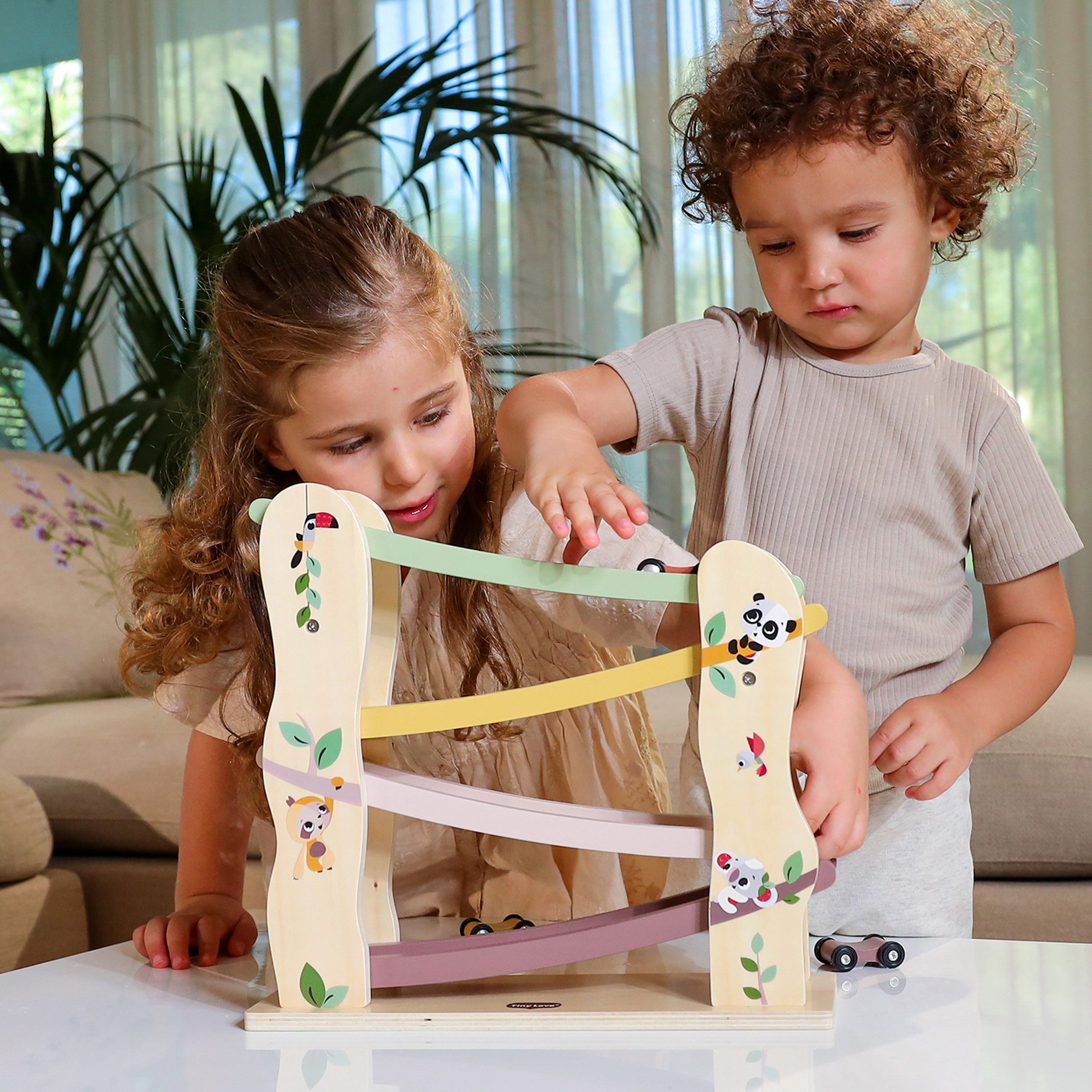 Tiny Love Babyspiegel TL WOODEN CAR SLIDER BOHO CHIC – Bild 3 von 5