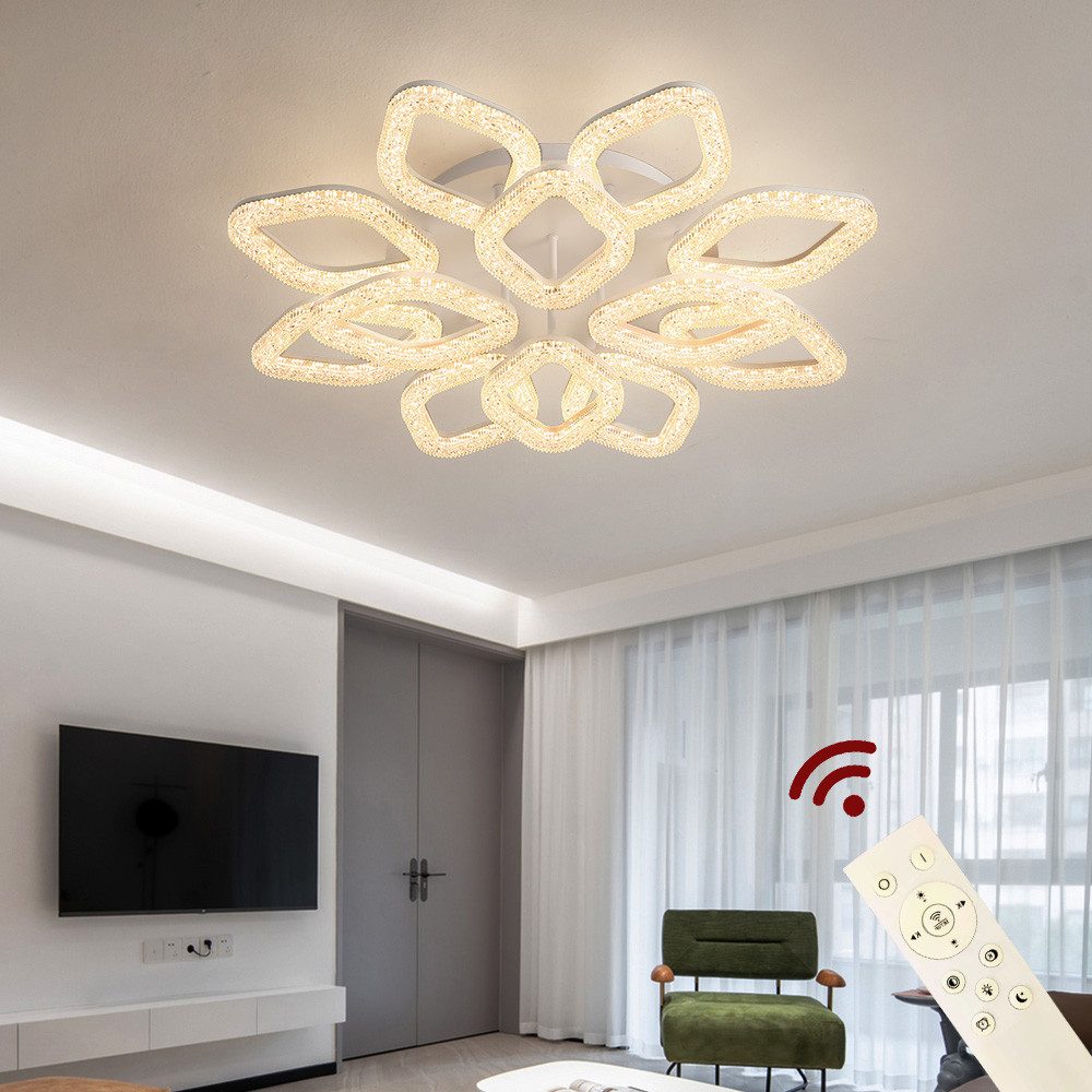 Eurotondisplay LED Deckenleuchte LED Deckenlampe XL DL Fernbedienung Lichtf günstig online kaufen