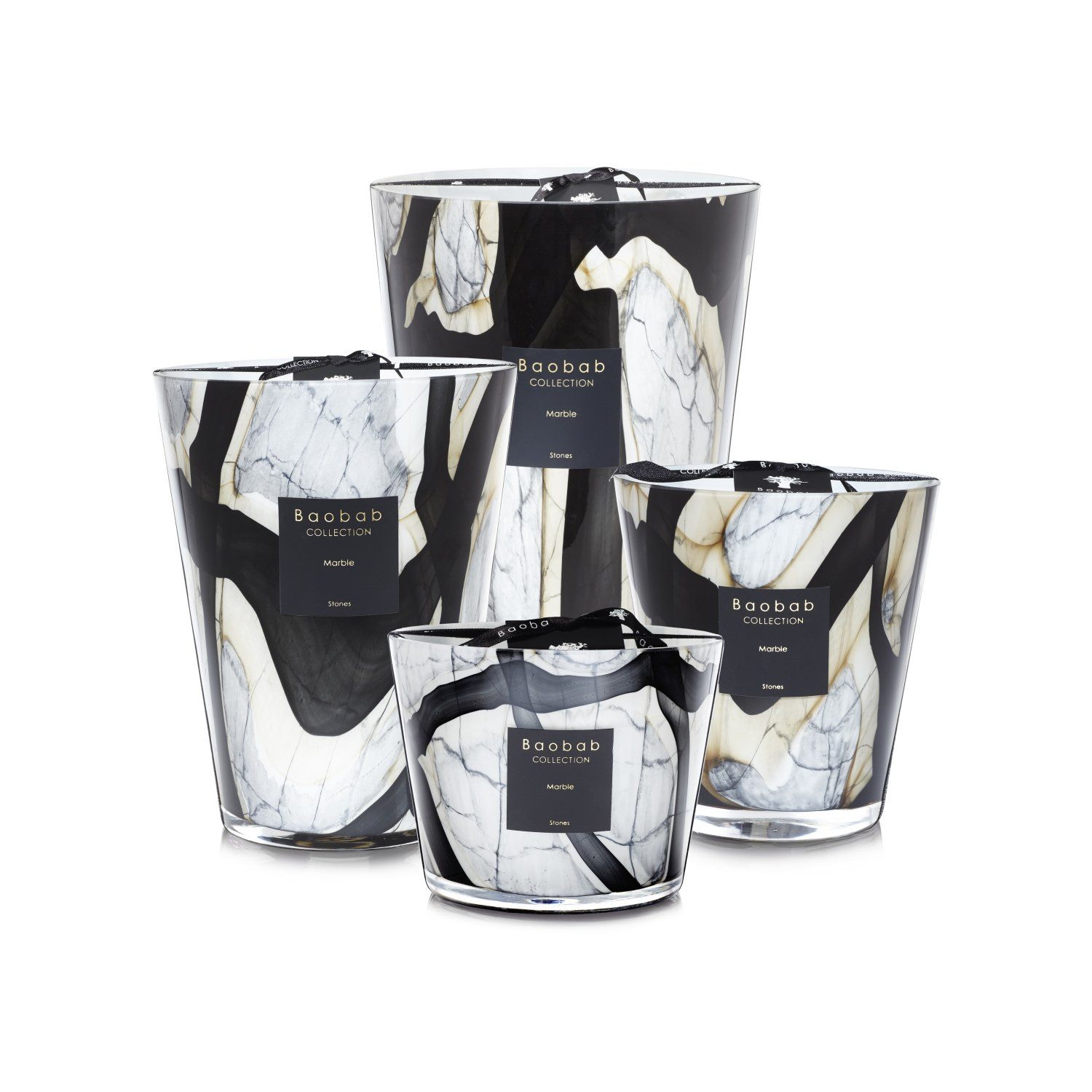 Baobab Duftkerze Max 16 Stones Marble (1-tlg)