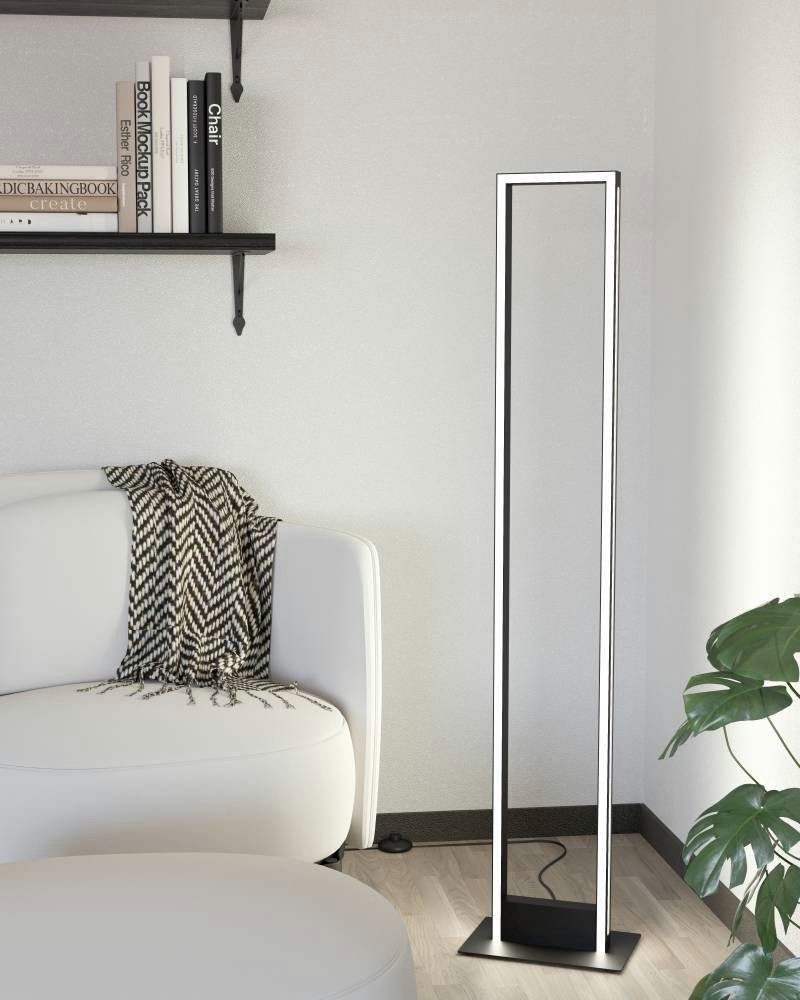 EGLO Stehlampe SALVILANAS-Z, Dimmfunktion, Farbwechsel, Timerfunktion, Weckerfunktion, LED wechselbar, warmweiß - kaltweiß, dimmbare Standleuchte, ZigBee, App und Sprachsteuerung Alexa
