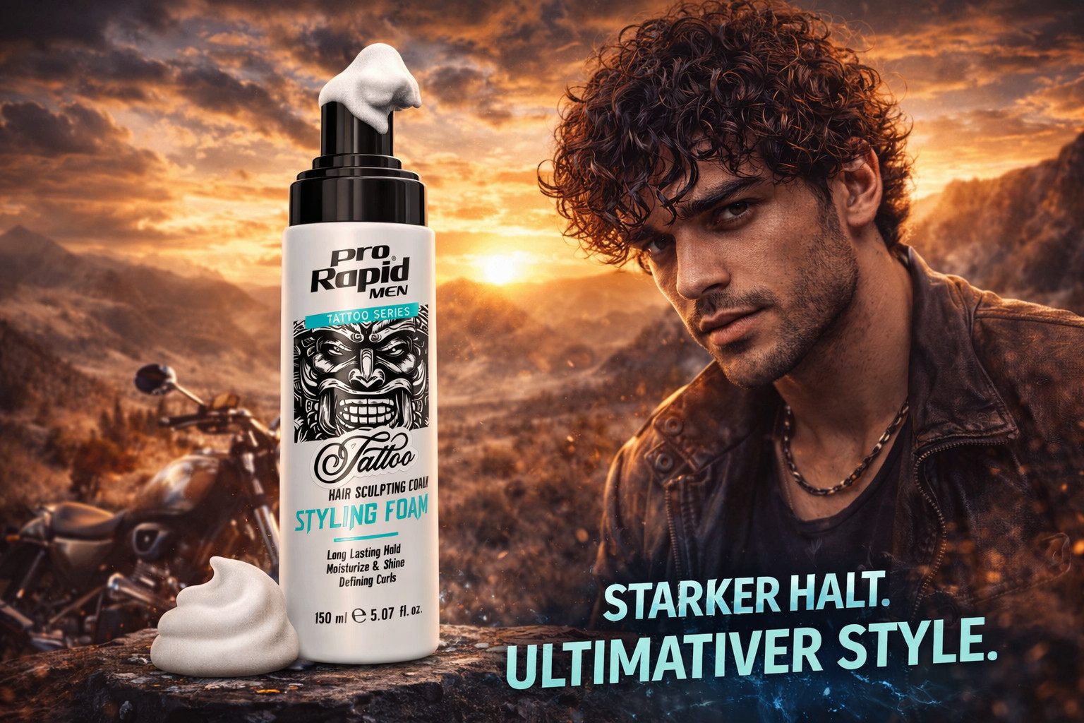Pro Rapid Men Haarmousse Pro Rapid STYLING FOAM 150 ML