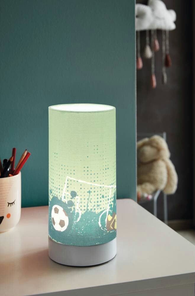 EGLO LED Leselampe "TABARA" Stahl, grün, rund, 6W, warmweiß, 540lm, IP20, ø günstig online kaufen