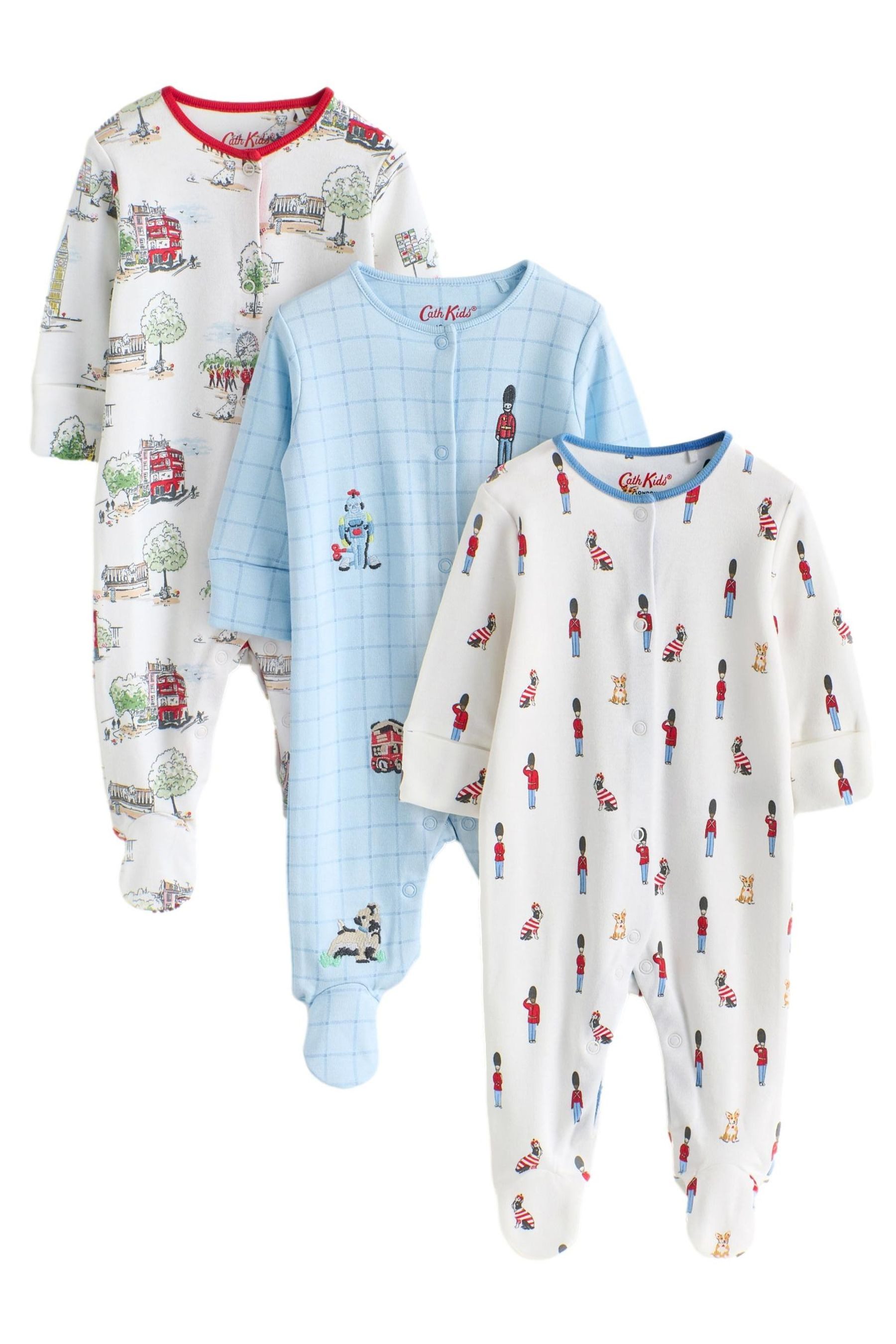 Schlafoverall Cath Kidston Babyschlafanzüge, 3er-Pack