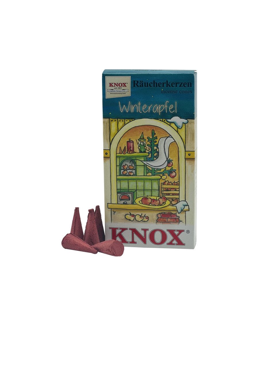 KNOX Räucherhaus Knox Räucherkerzen Weihnachtsbäckerei Winterapfel