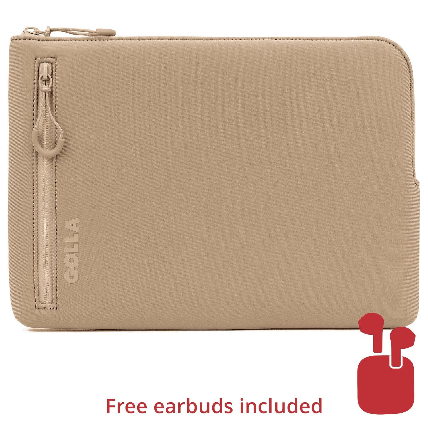 GOLLA Aufkleber Golla Laptop Sleeve 13" Coffee - Laptoptasche Neopren Laptop Tasche +