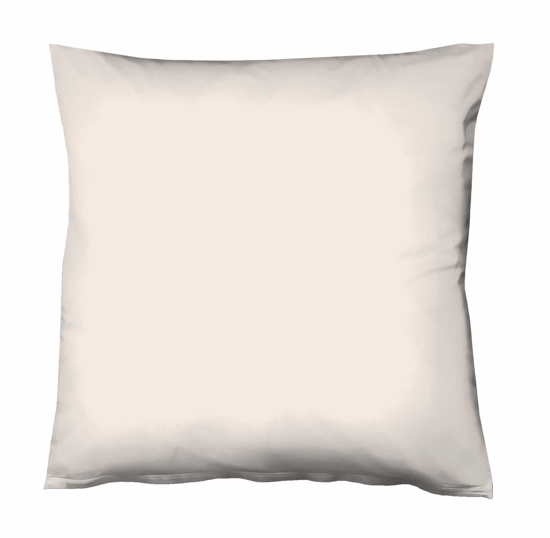 fleuresse Kissenhüllen fleuresse Kissenhülle COLOURS Satin BH 50x50 cm weiß