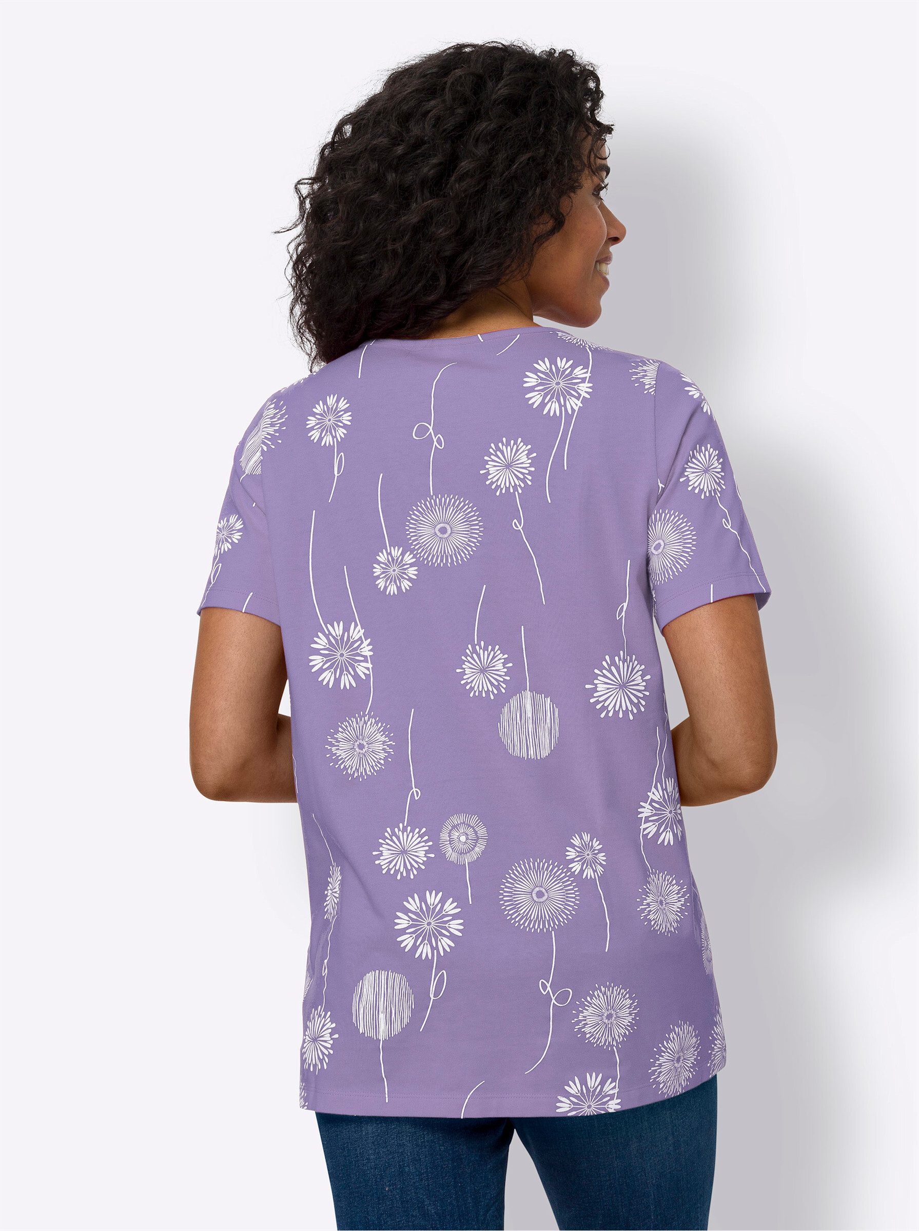 Sieh an! T-Shirt Longshirt Kurzarm