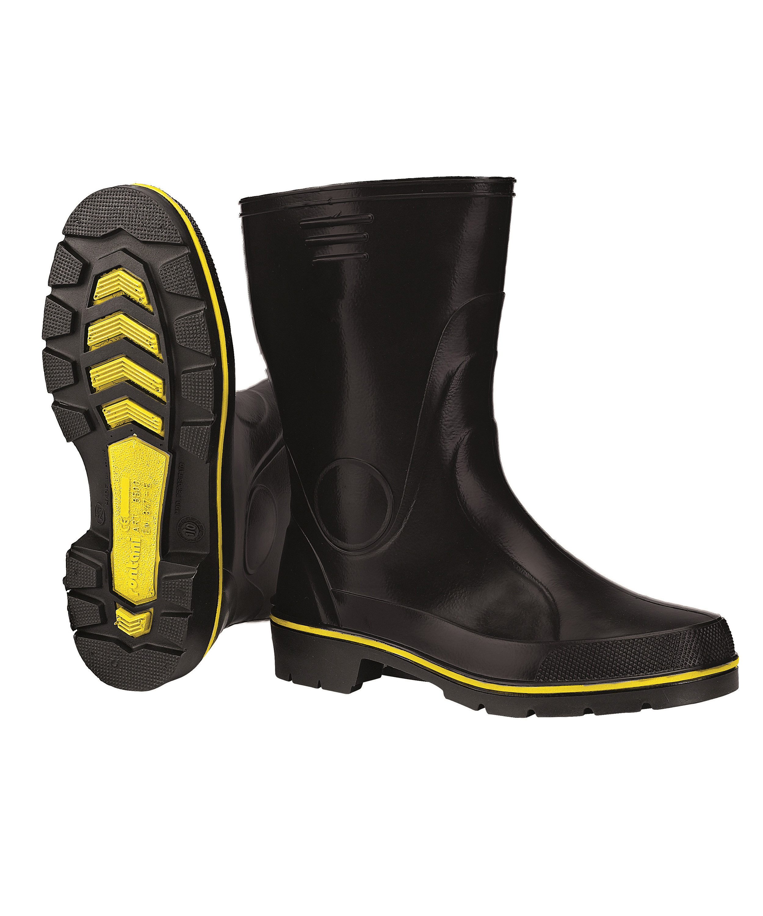 SCHEIBLER WORKWEAR Nitril Regenstiefel Halbhoch Gummistiefel Gummistiefel w günstig online kaufen