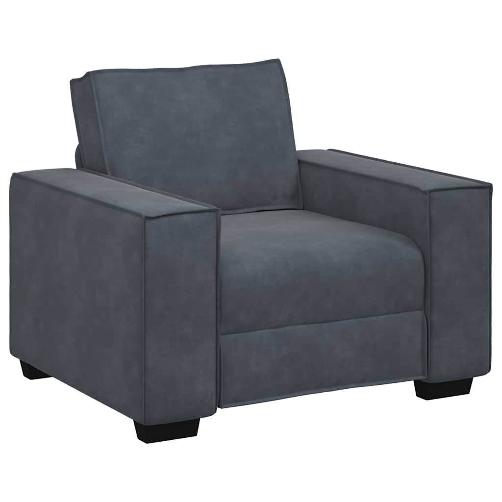 vidaXL Sofa Sessel Dunkelgrau 60 cm günstig online kaufen