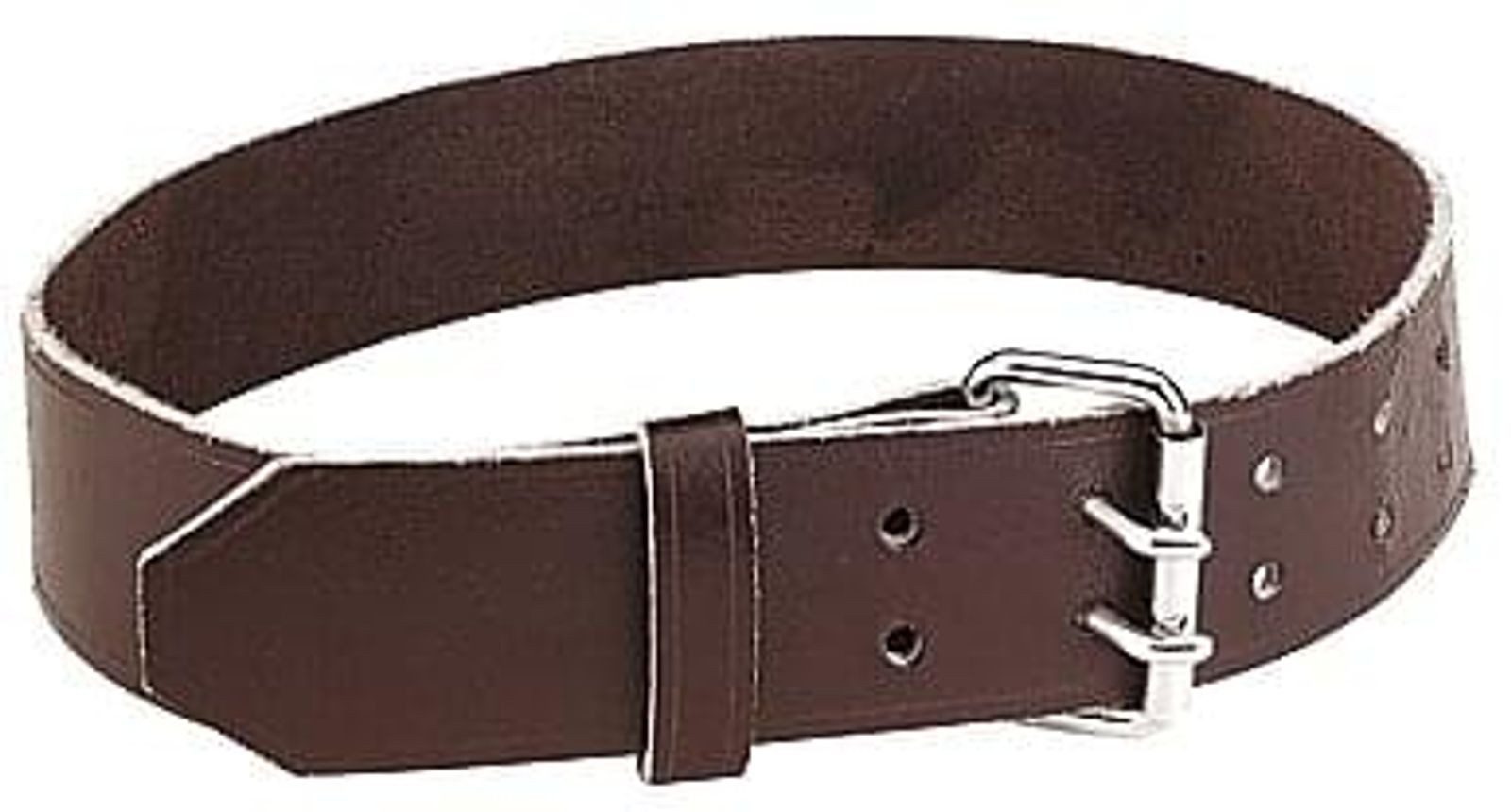 Horizont Tier-Halsband KAMER Lederhalsriemen Havanna für Rinder braun (135 cm x 6 cm)
