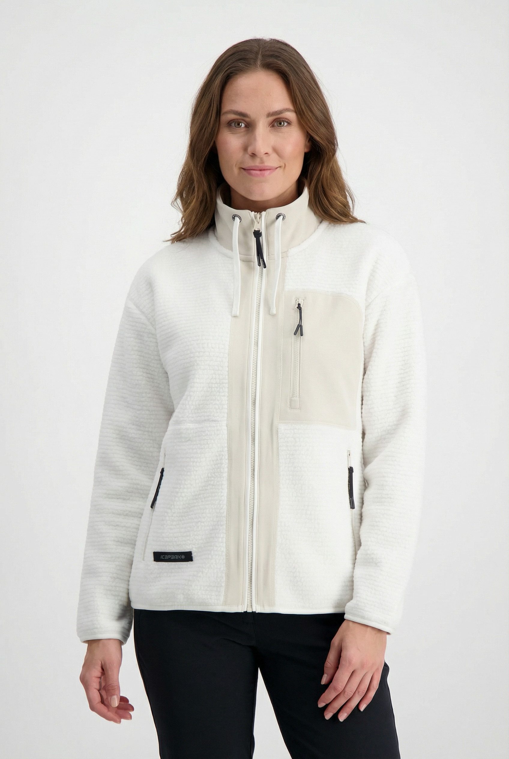 Icepeak Fleecejacke AGENE sportlicher Stil, aus Thermal-Material, schnell trocknend
