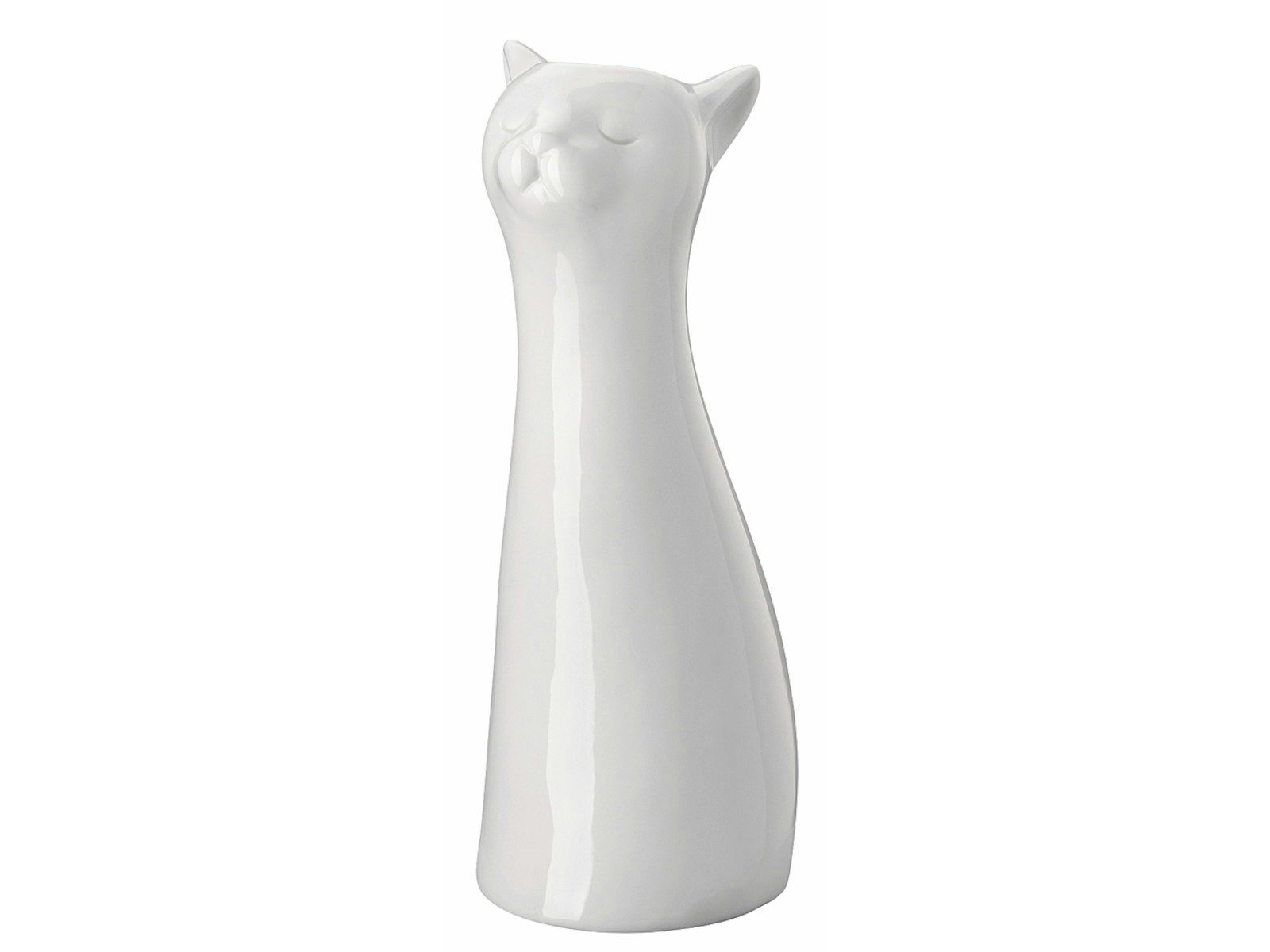Hutschenreuther Dekovase Katzen-Vase Weiss Vase 20 cm (Vasen), Vasen