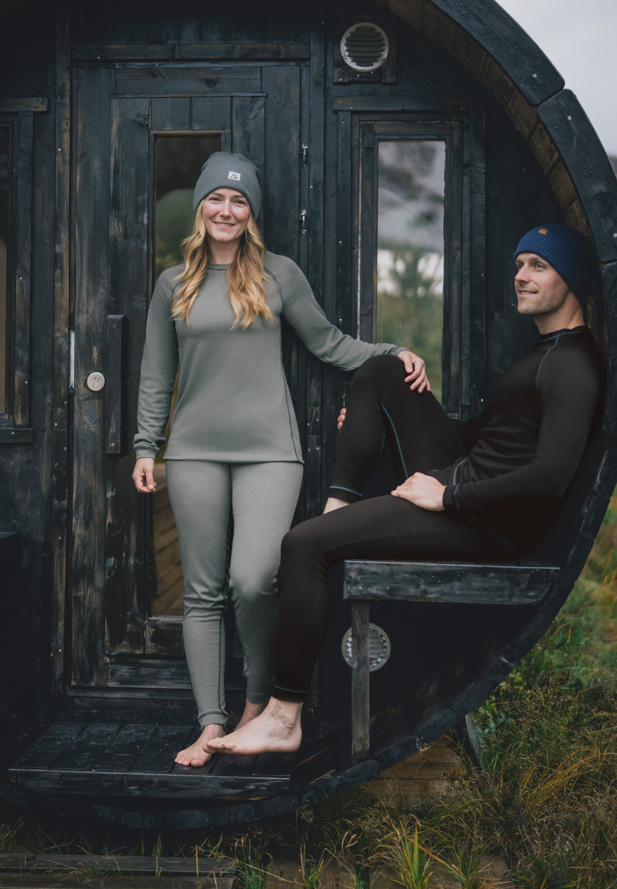 DANISH ENDURANCE Funktionsshirt Sustain Baselayer Thermounterwäsche-Set für Damen & Herren, atmungsaktiv & warm