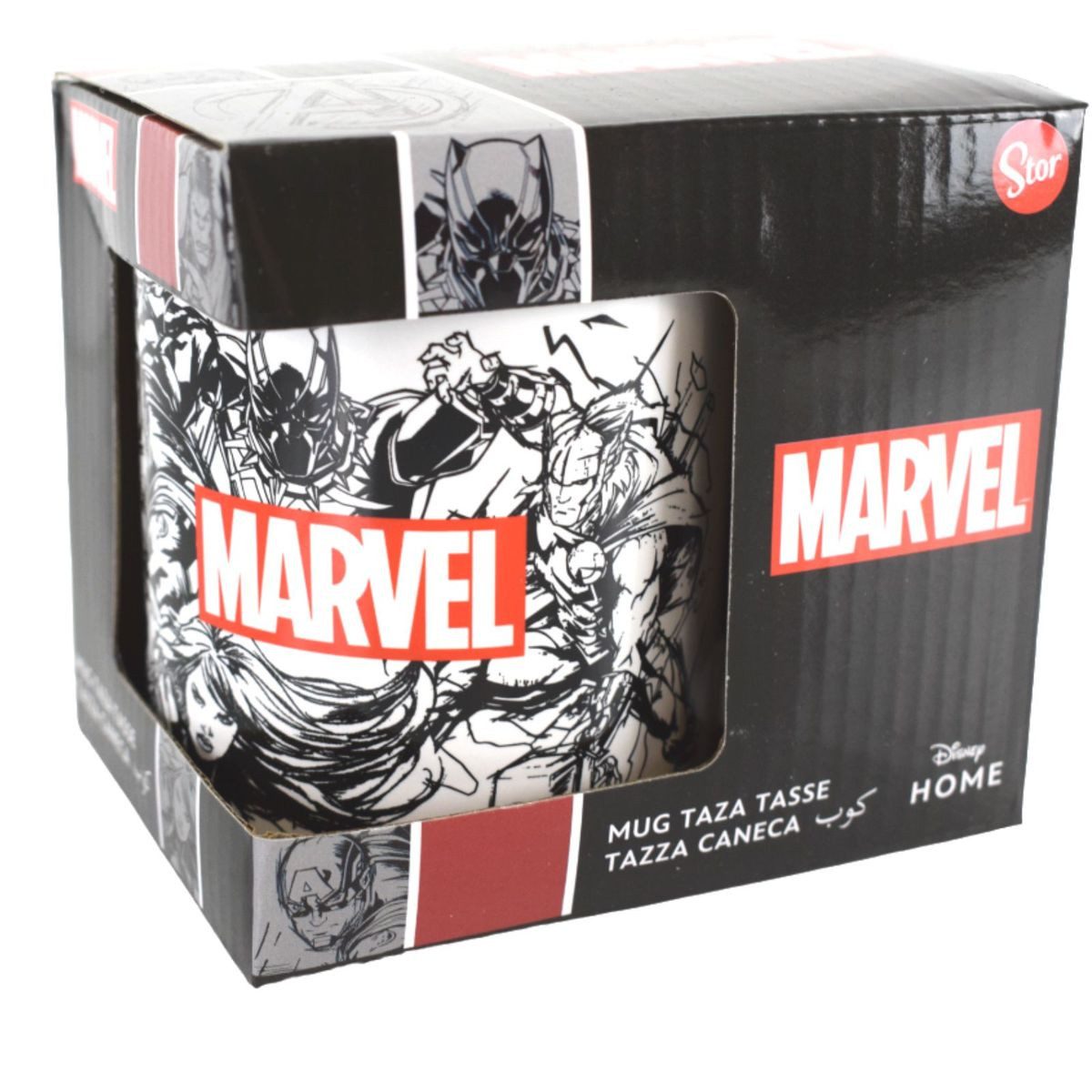 Tasse Tasse Marvel Avengers Motiv 325ml aus Keramik ca. Ø8x9,5cm Zeichnung